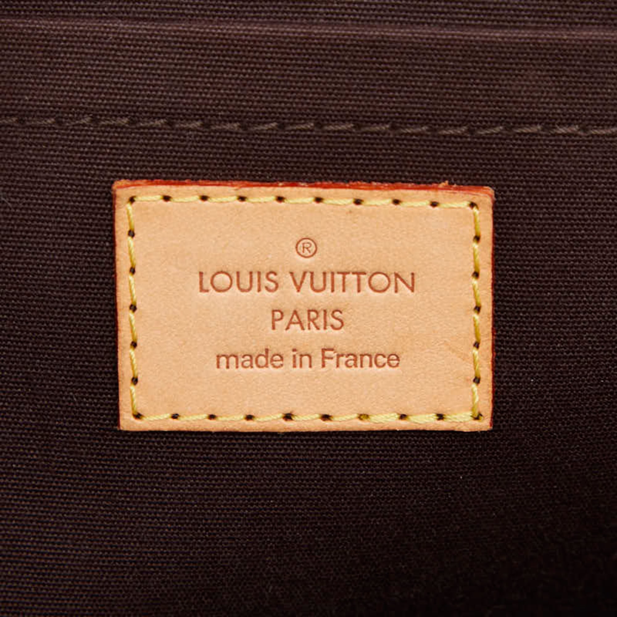Louis Vuitton Amarante Purple Patent Leather Handbag Shoulder Bag