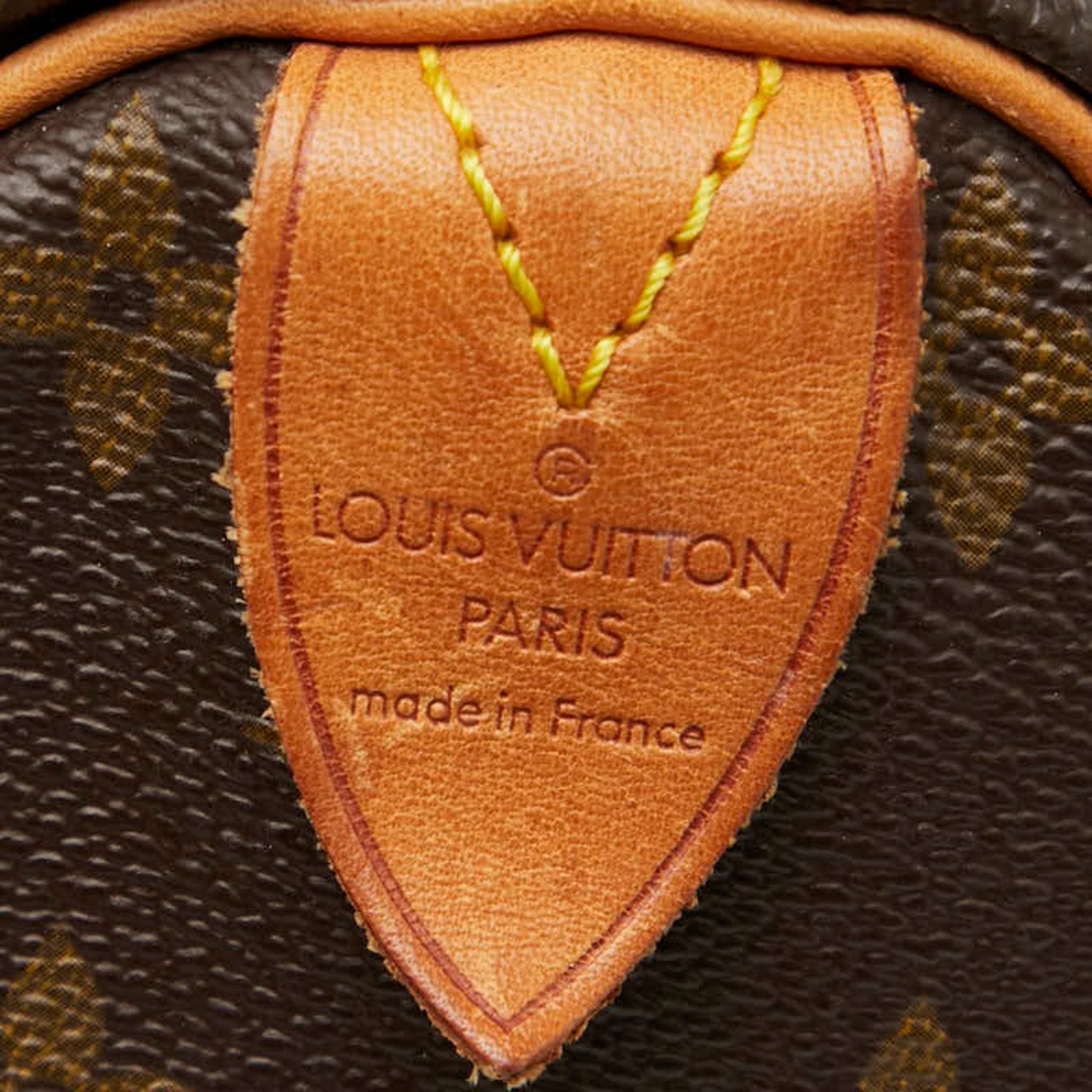 Louis Vuitton Brown Dark Brown Pvc Leather Boston Bag Handbag
