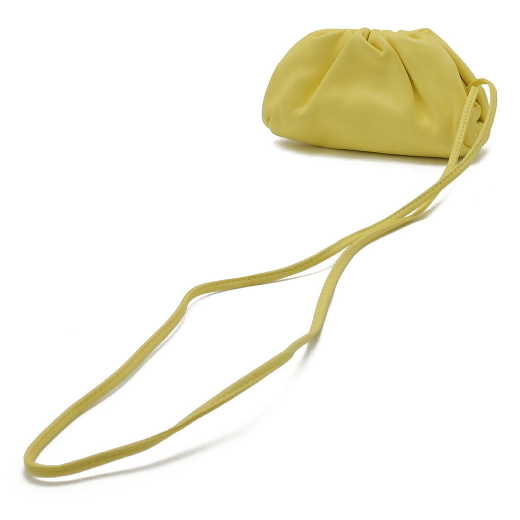 Bottega Veneta Yellow Leather Coin Purse/Coin Case