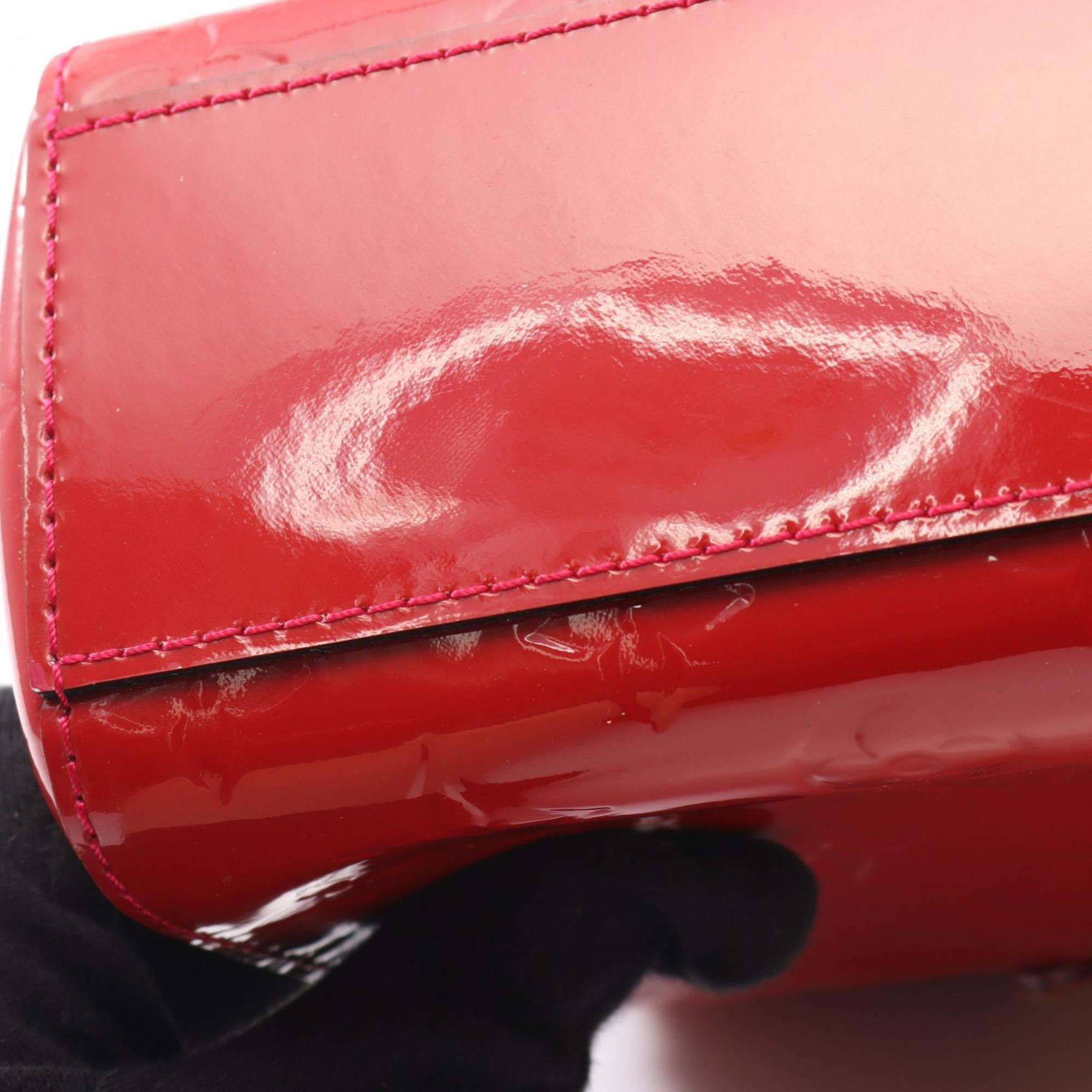 Louis Vuitton Indian Rose Red Color Vernis Handbag