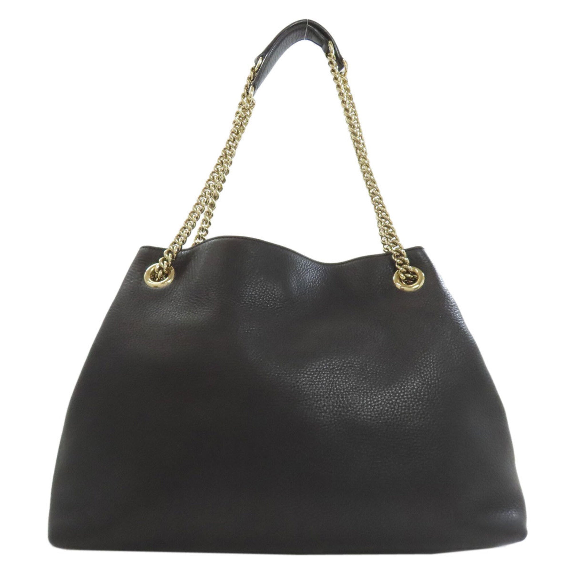 Gucci Black Leather Tote Bag (Pre-Owned)