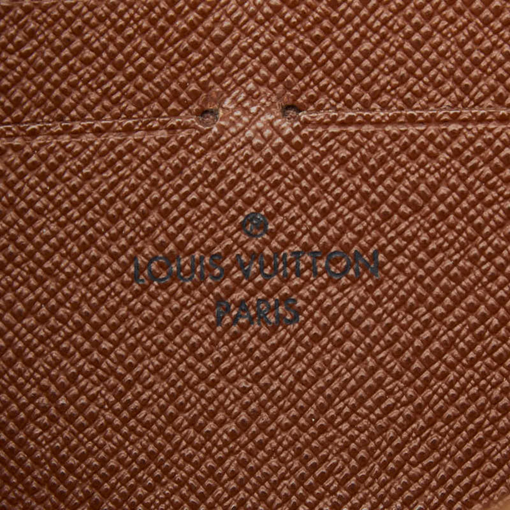 Louis Vuitton Monogram Brown Pvc Long Wallet