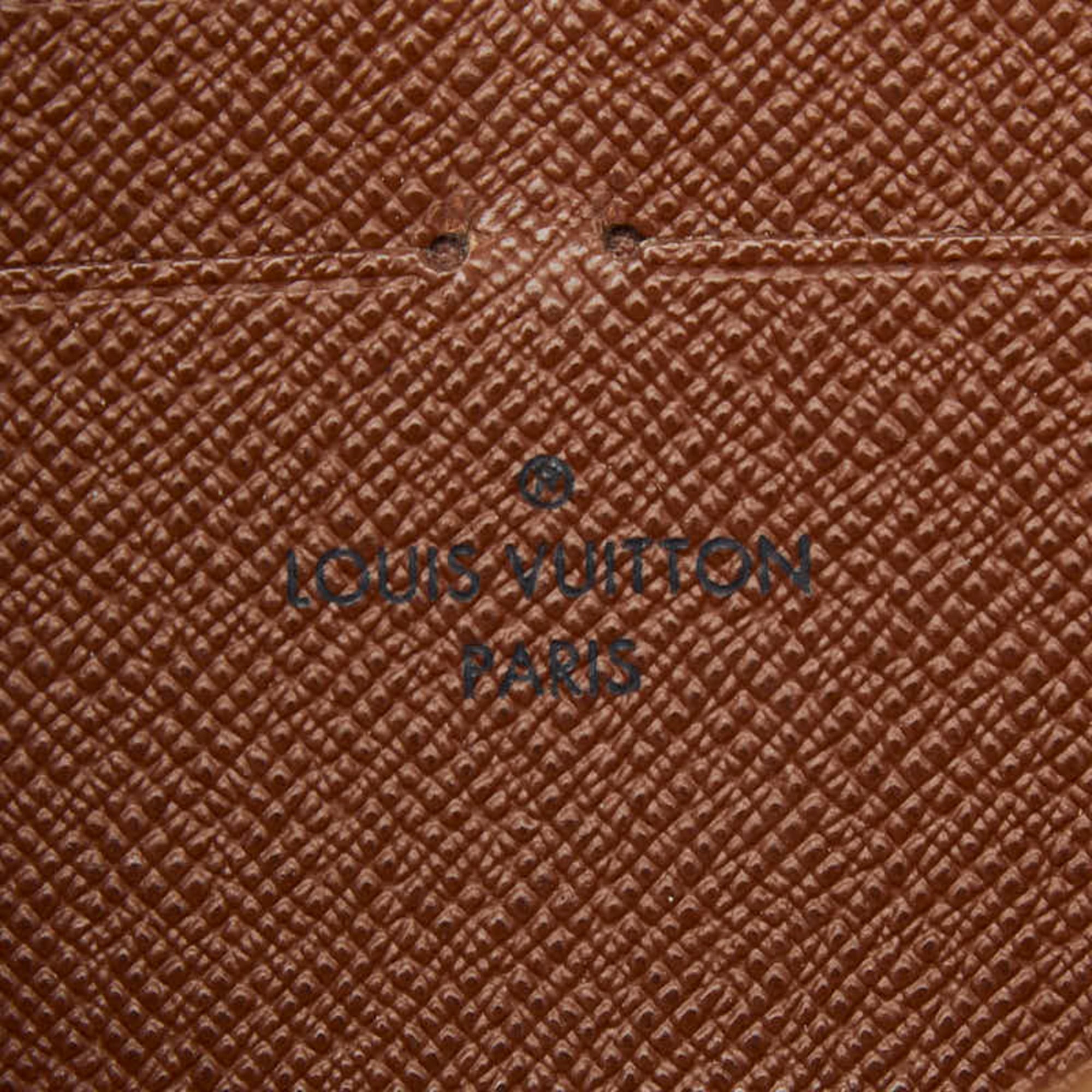 Louis Vuitton Monogram Brown Pvc Long Wallet