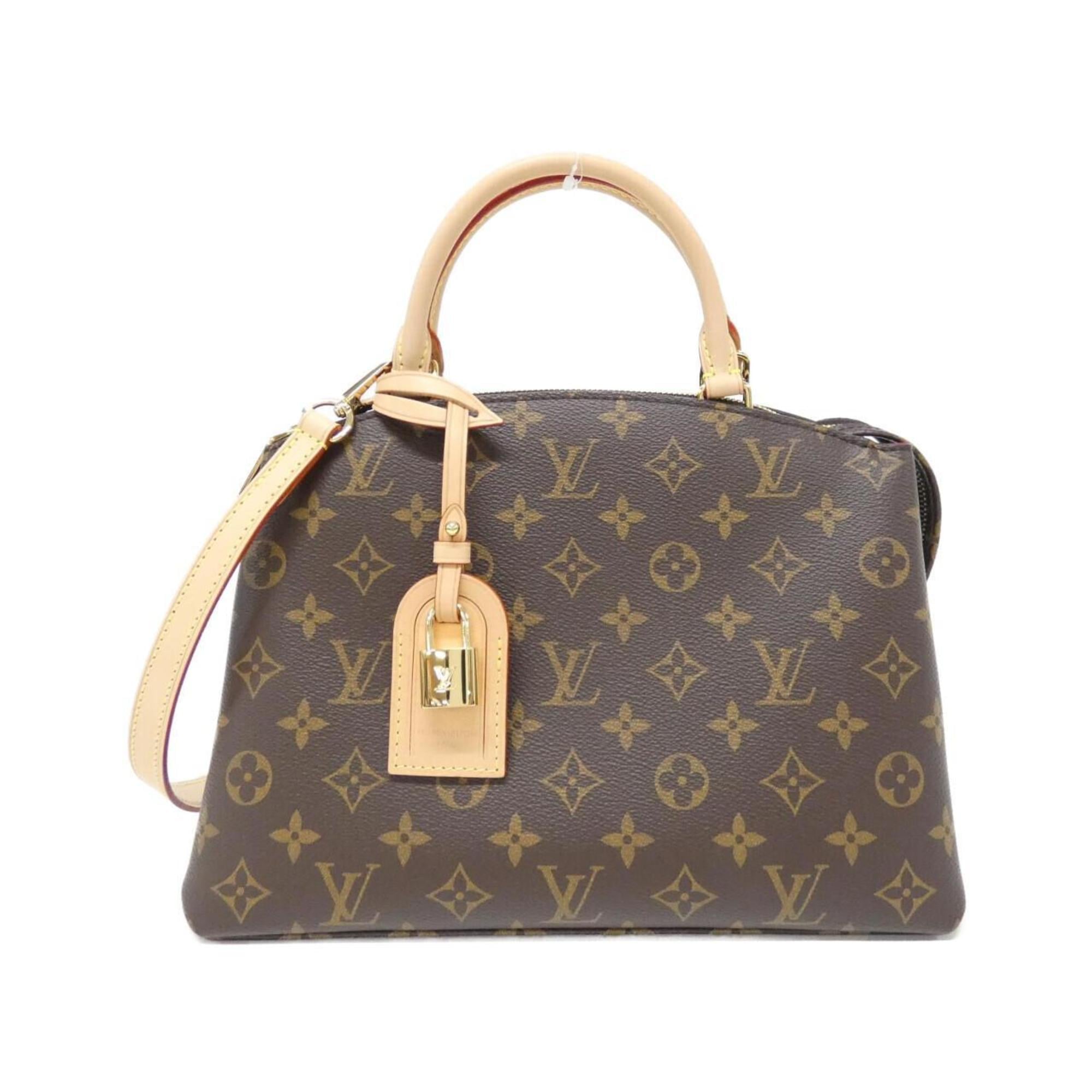 Louis Vuitton Marron Coated Canvas Handbag