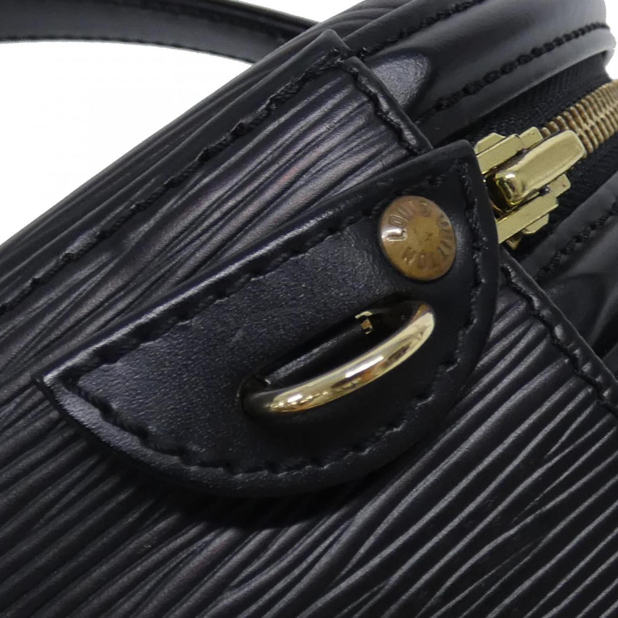 Louis Vuitton Black Leather Handbag