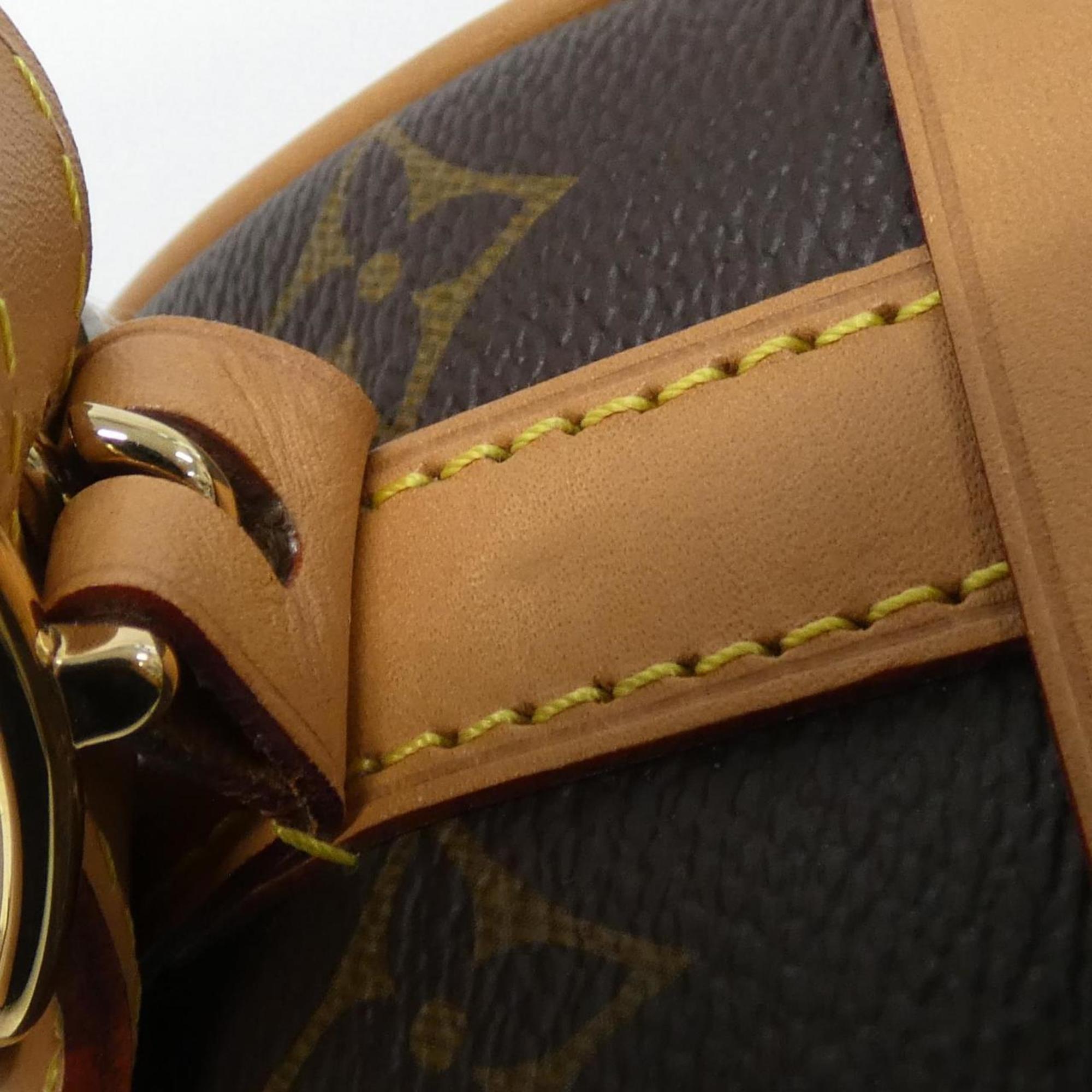 Louis Vuitton Marron Coated Canvas Shoulder Bag