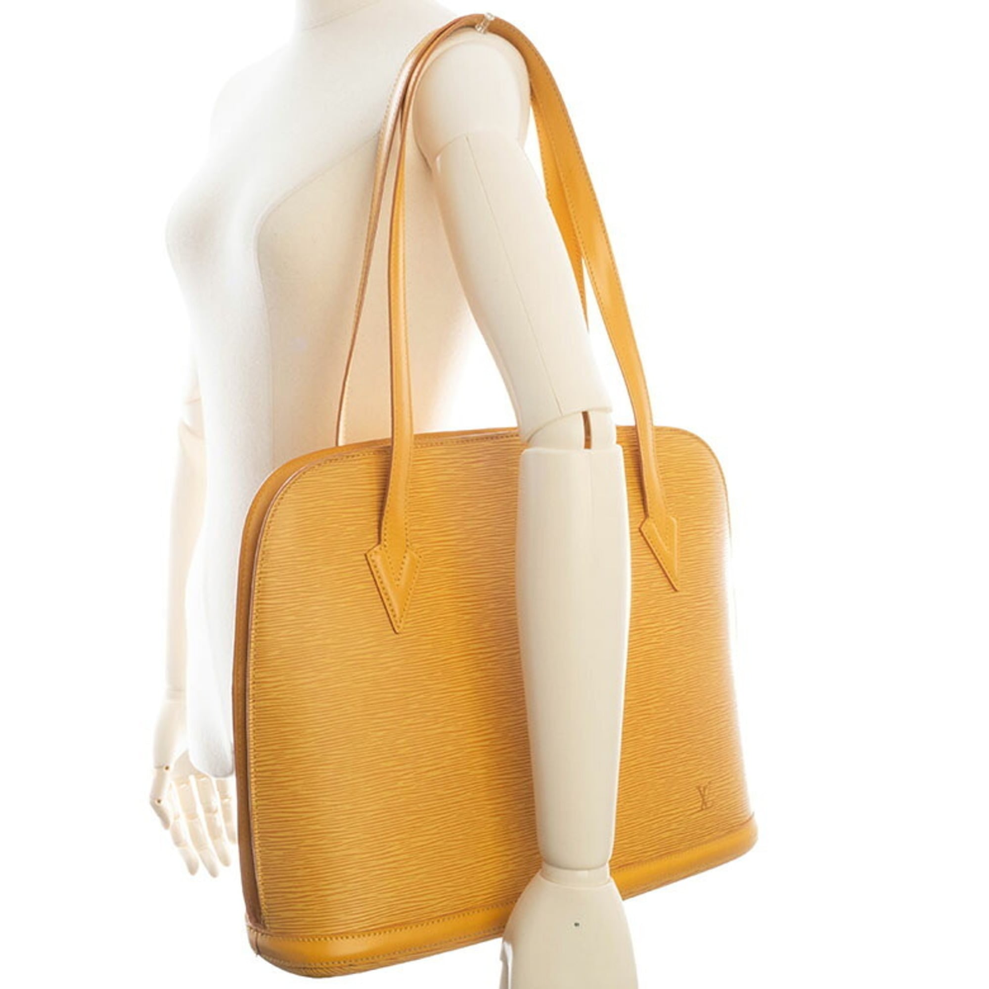 Louis Vuitton Yellow Epi Leather Shoulder Bag
