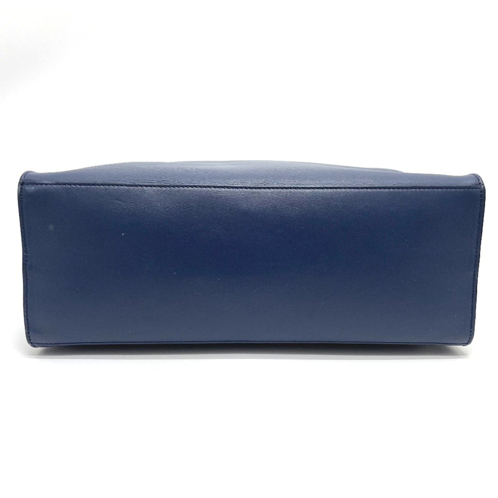 Fendi Navy Leather Briefcase