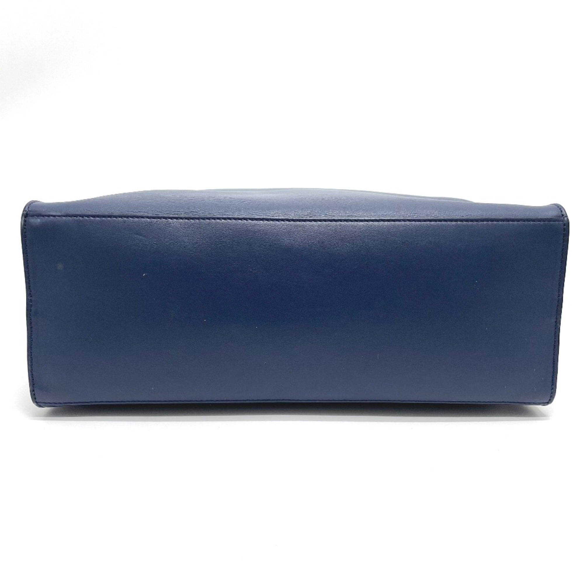 Fendi Navy Leather Briefcase