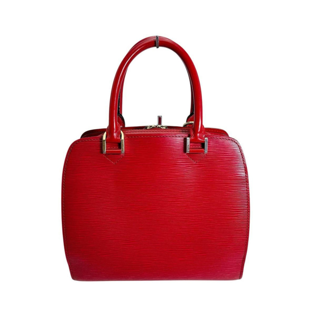 Louis Vuitton Red Color Epi Leather Handbag
