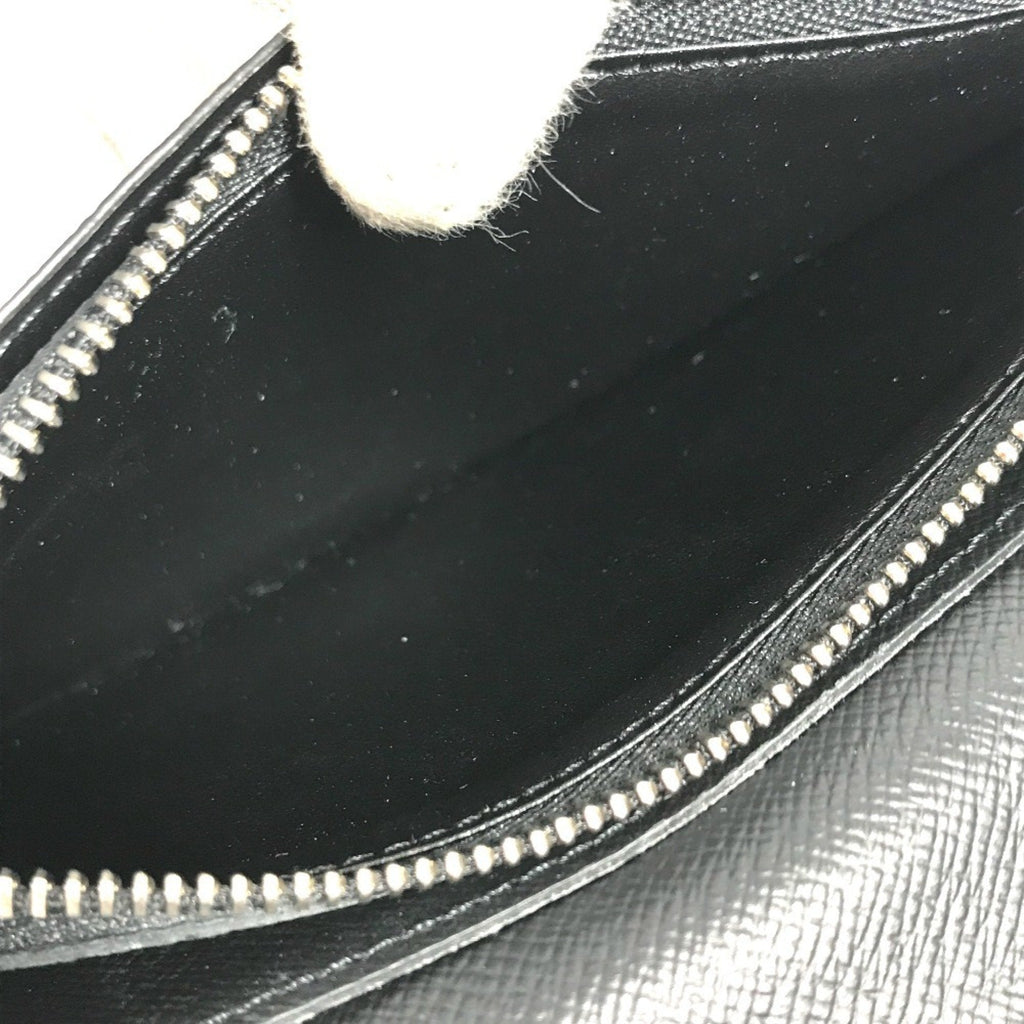 Louis Vuitton Taiga Ardoise Black Taiga Leather Long Wallet