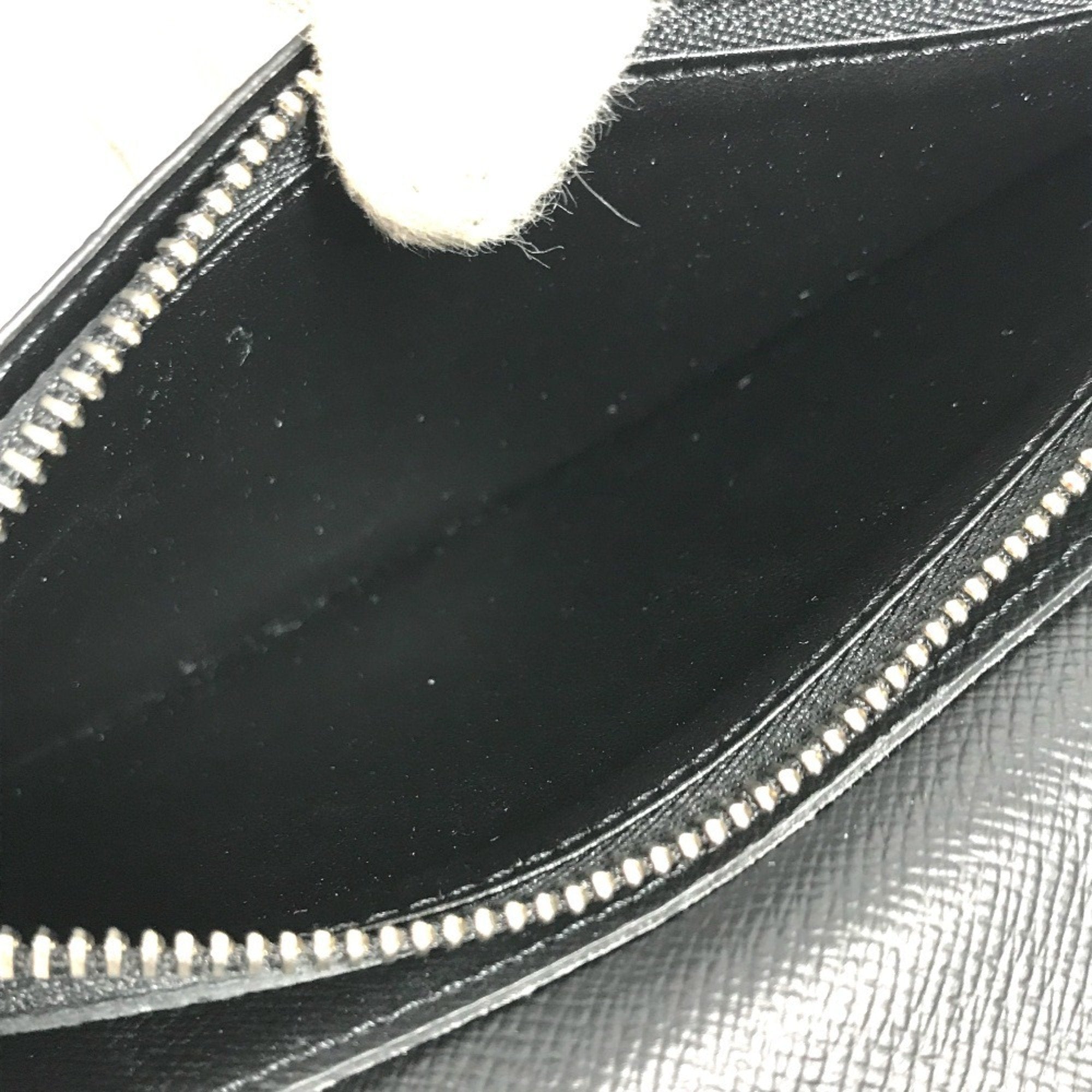 Louis Vuitton Taiga Ardoise Black Taiga Leather Long Wallet