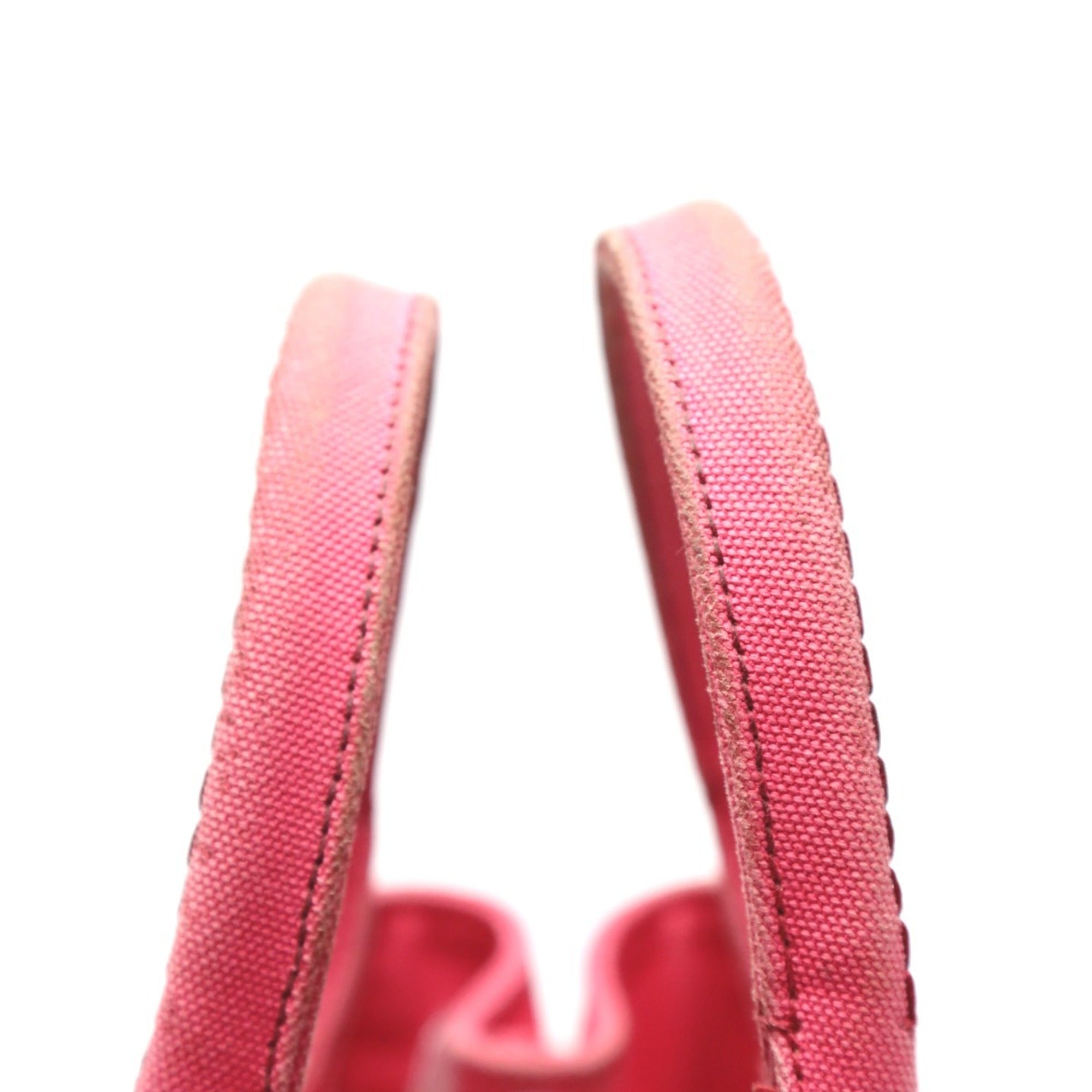 Prada Pink Canvas Tote Bag
