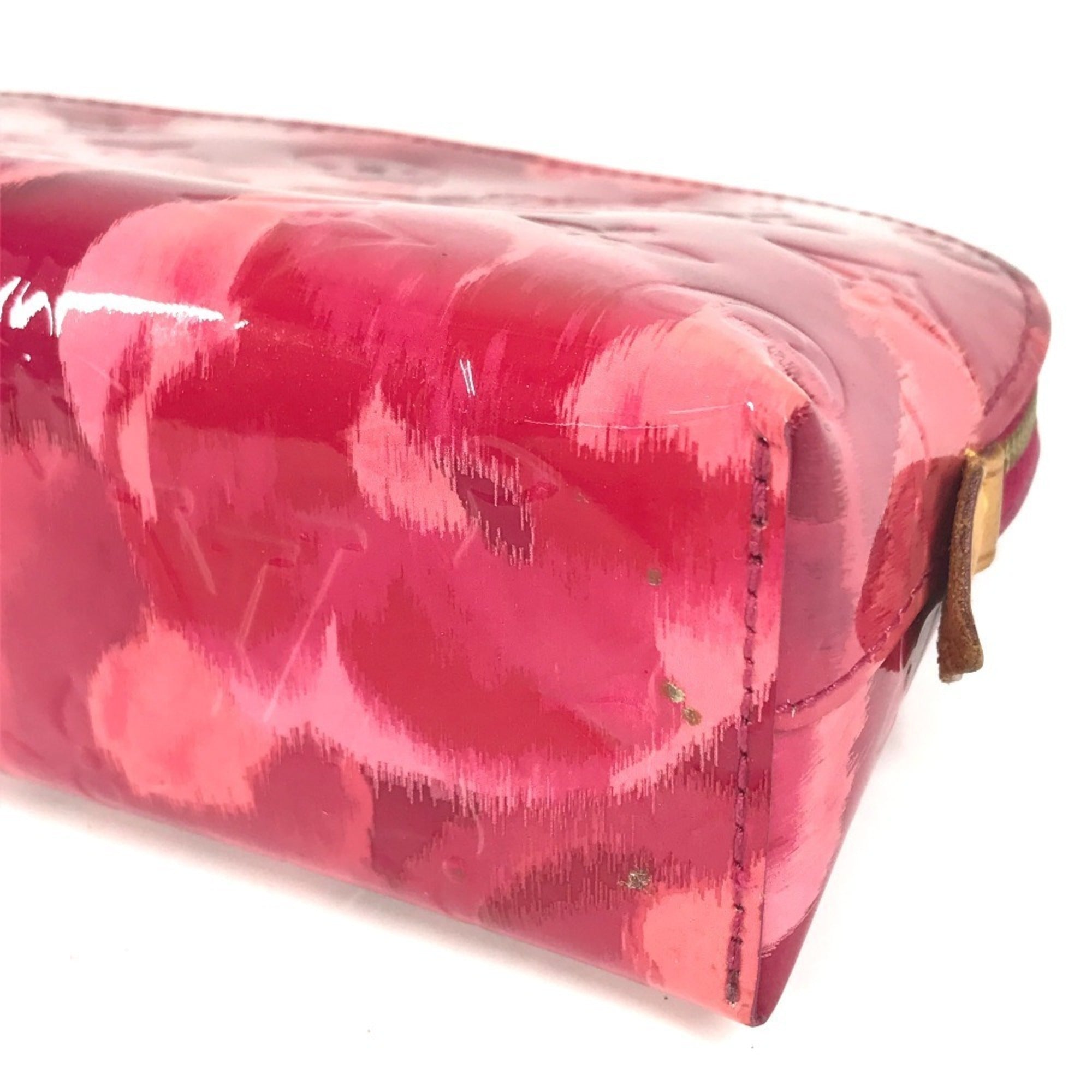 Louis Vuitton Pink Monogram Vernis Pochette Pouch