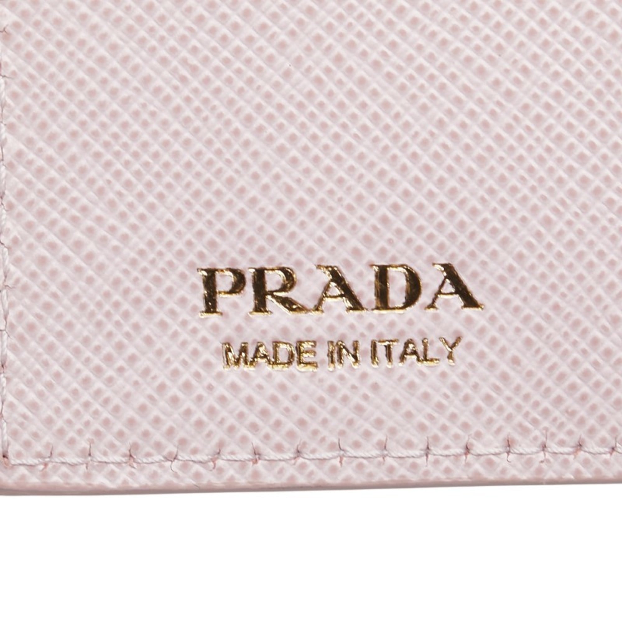 Prada Saffiano Pink Leather Wallet (Bi-Fold)