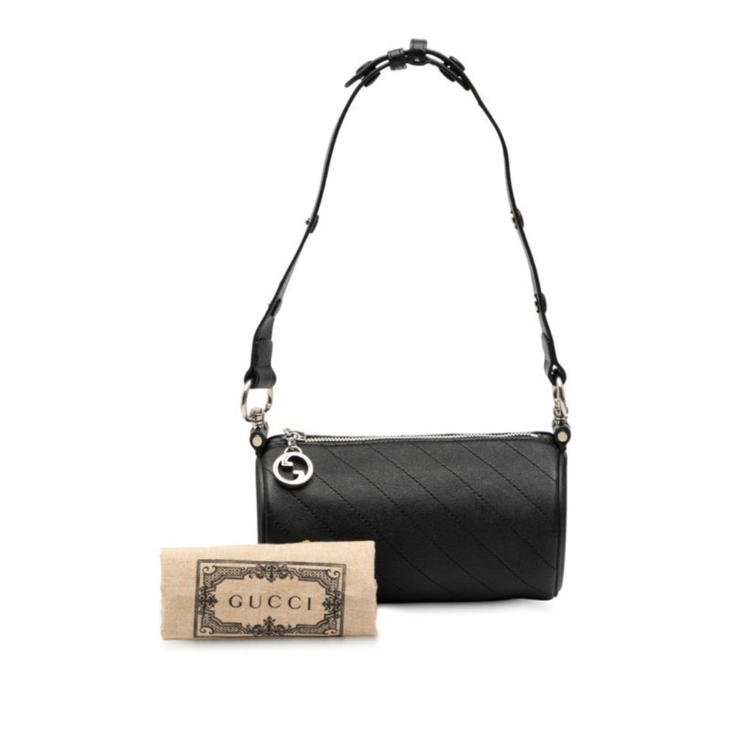 Gucci Black Leather Shoulder Bag (Pre-Owned)