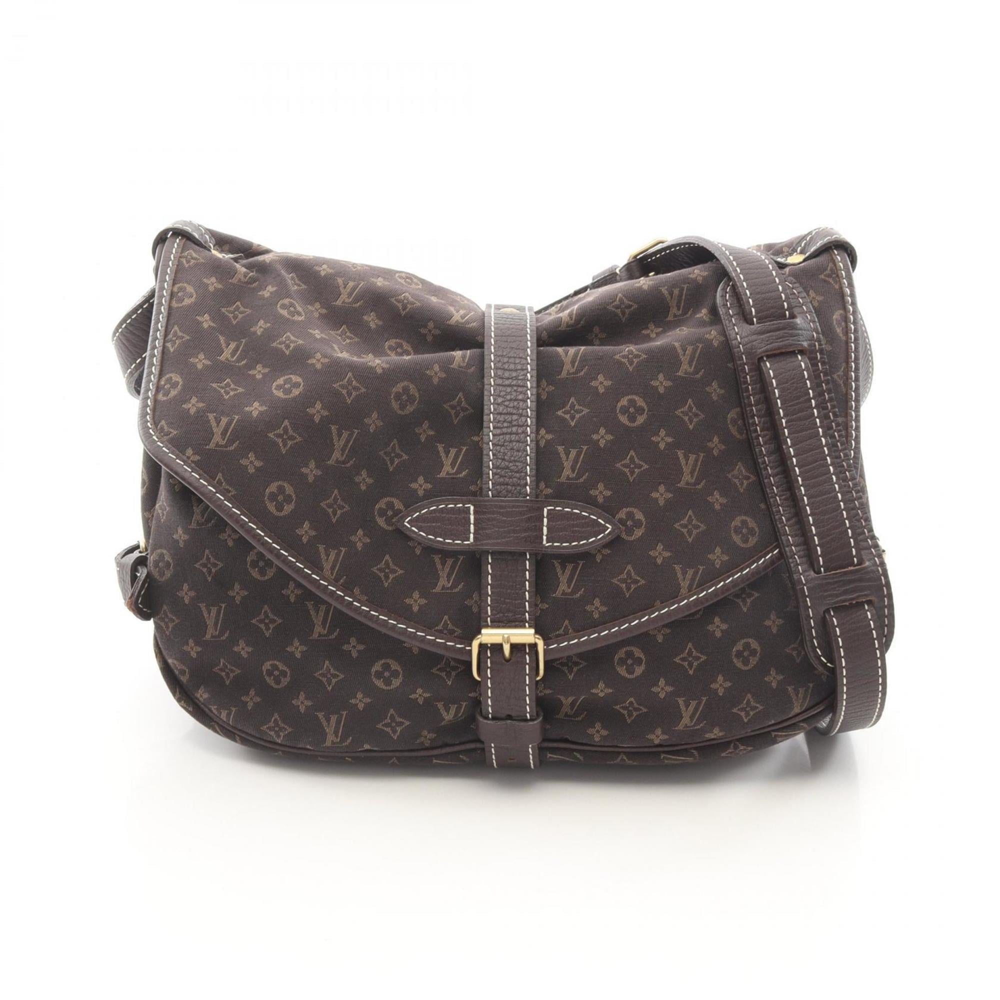 Louis Vuitton Brown Ebene Monogram Mini Lin Shoulder Bag