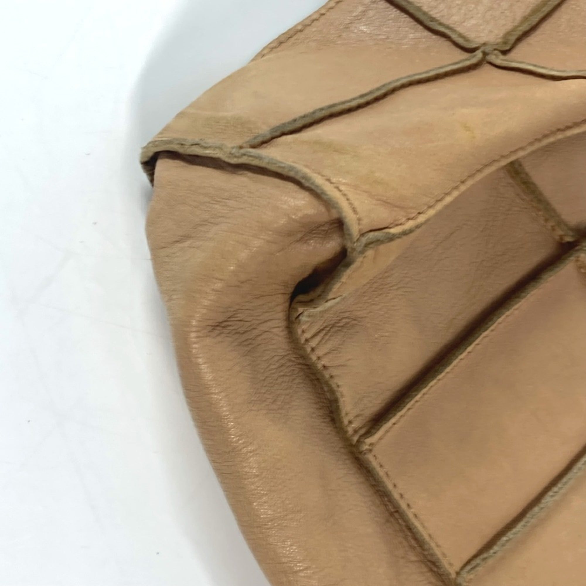 Chanel Beige Leather Shoulder Bag Tote Bag