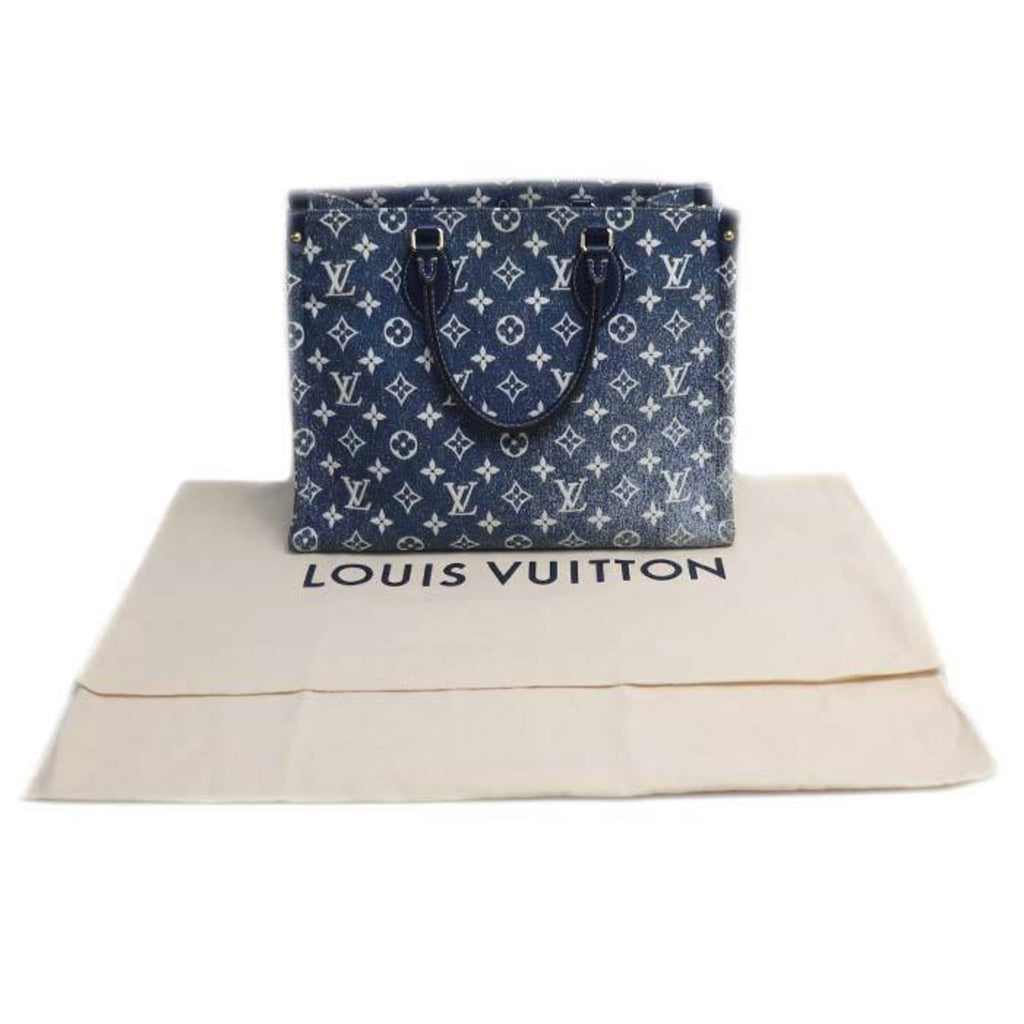 Louis Vuitton Blue Denim Shoulder Bag