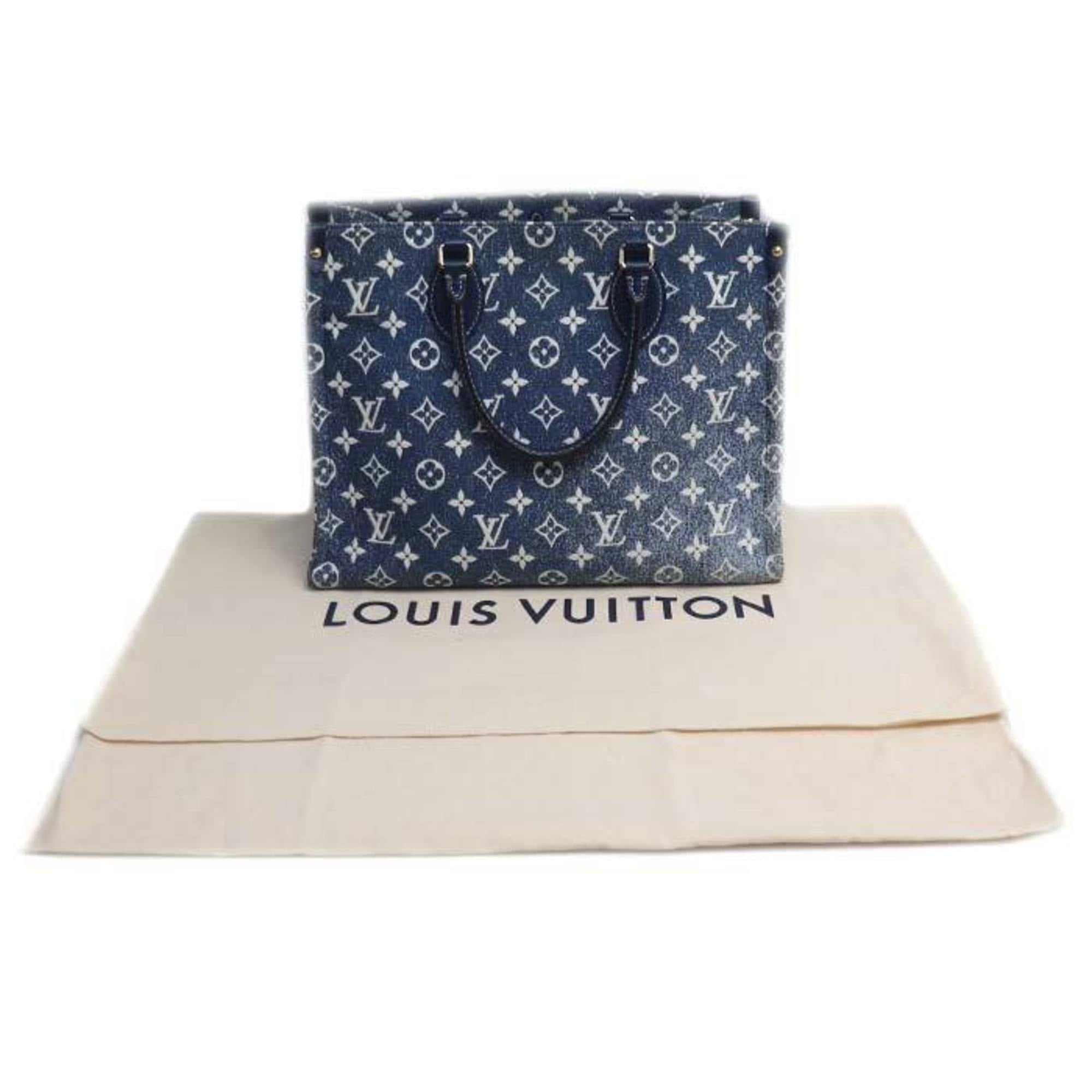 Louis Vuitton Blue Denim Shoulder Bag