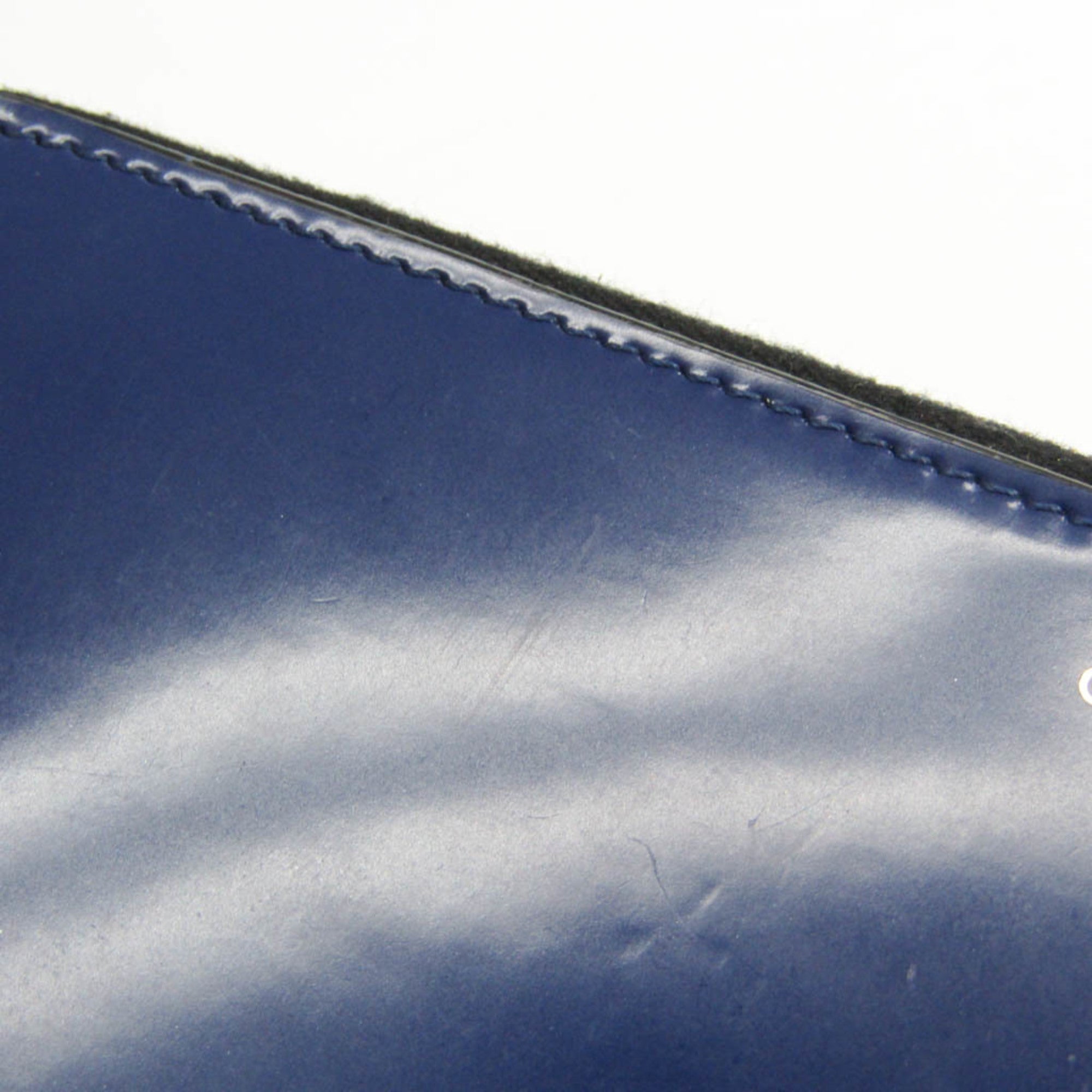 Celine Navy Leather Long Wallet (Bi-Fold)