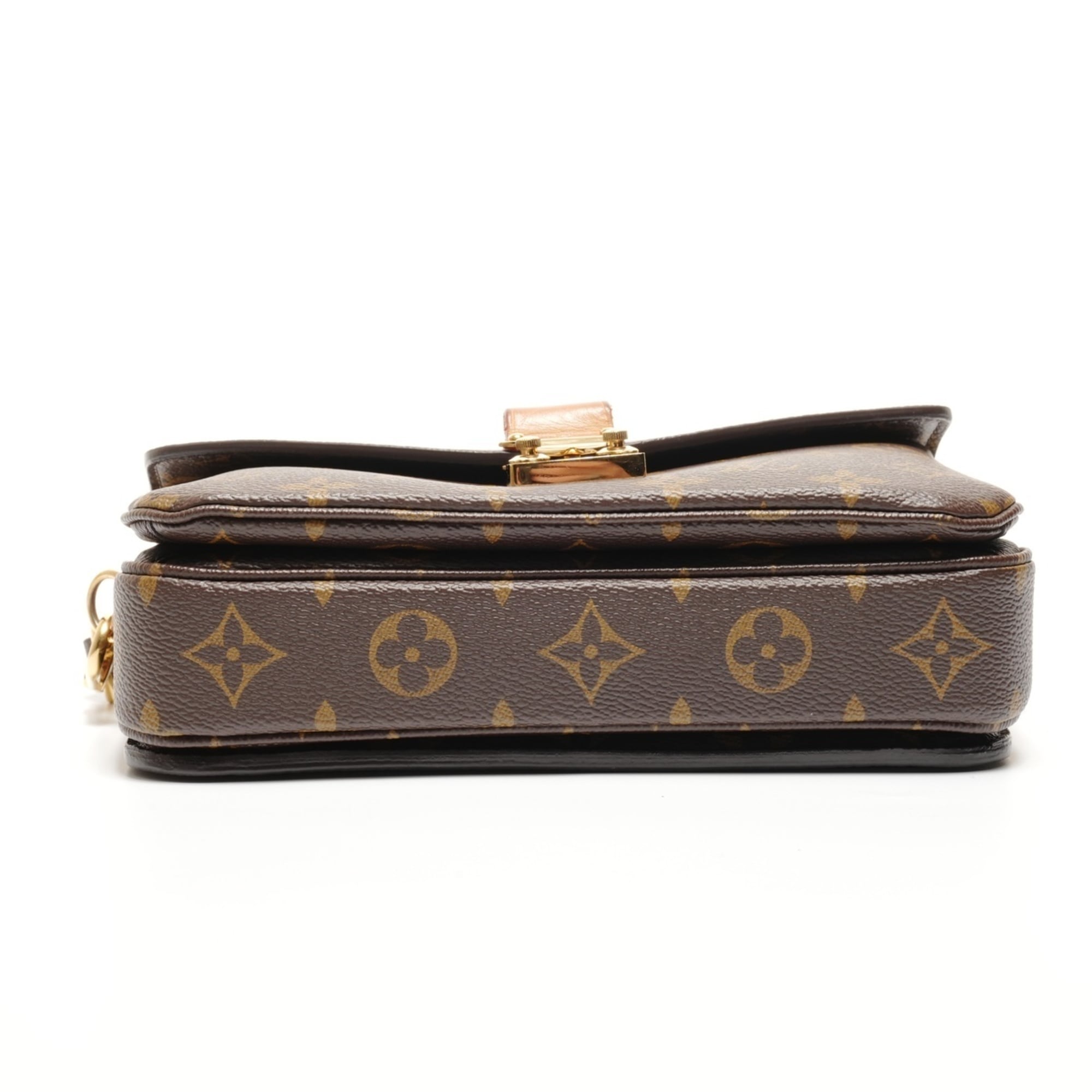 Louis Vuitton Brown Monogram Pochette Shoulder Bag