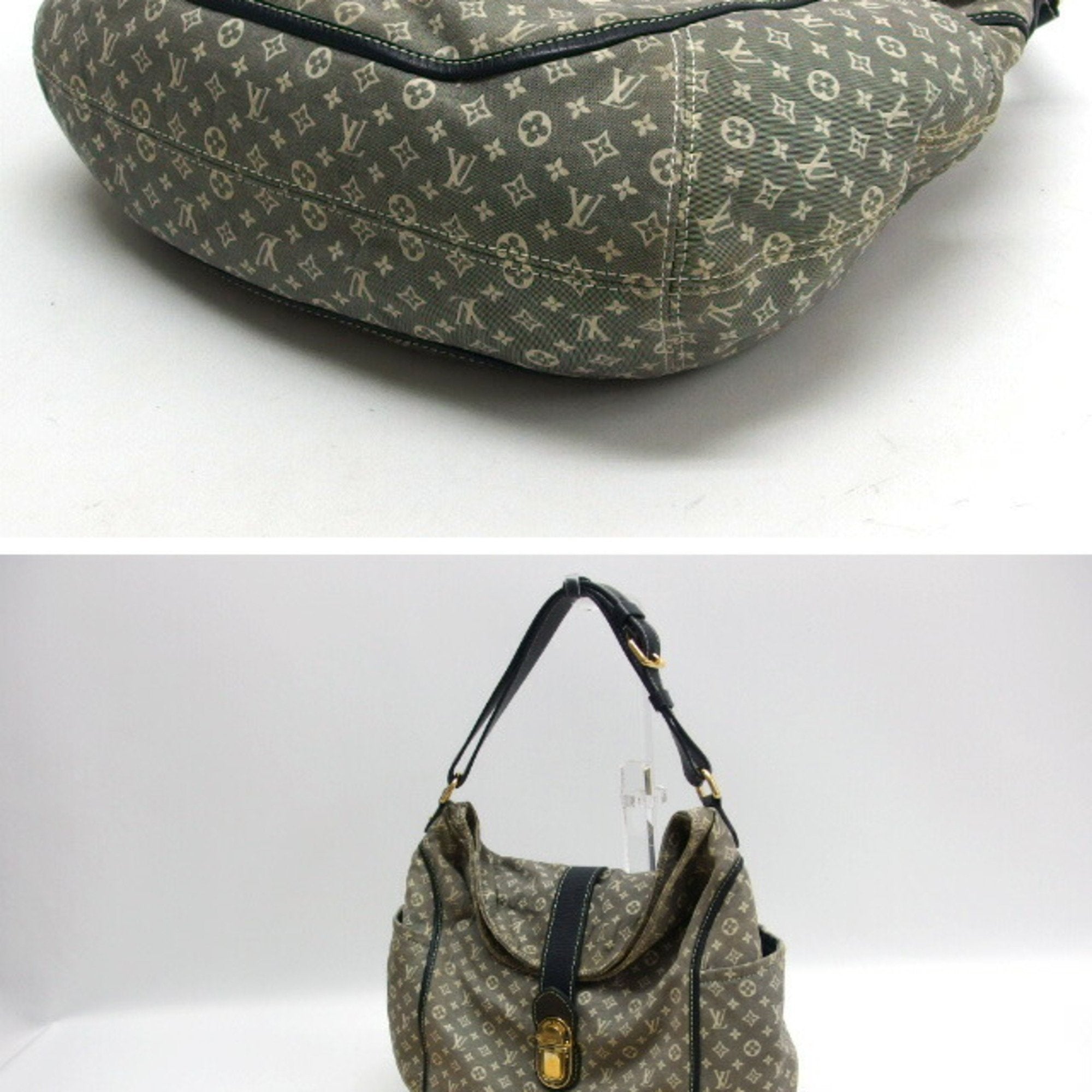 Louis Vuitton Monogram Idylle Gray Navy White Monogram Idylle Handbag Shoulder Bag