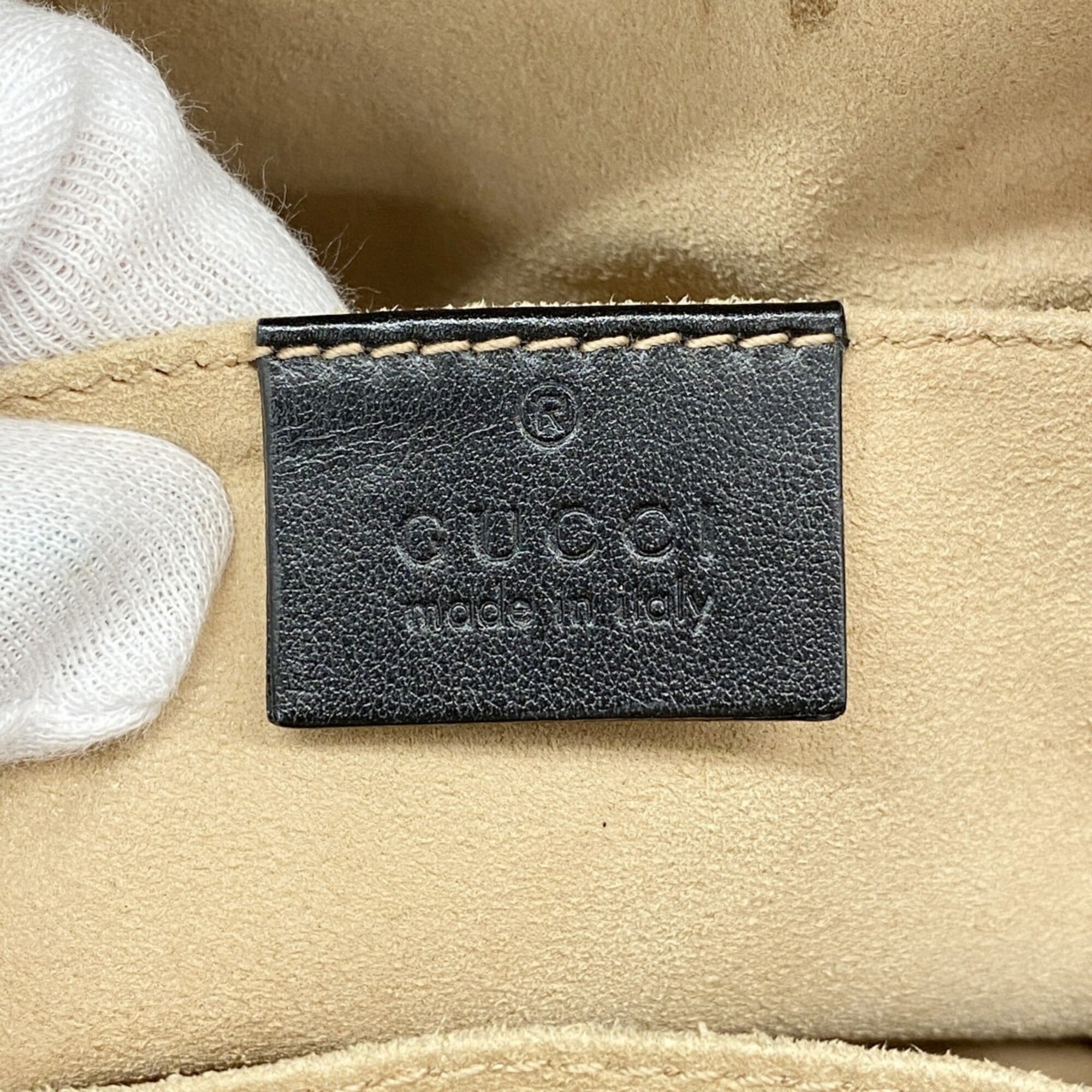 Gucci Black Leather Backpack (Pre-Owned)