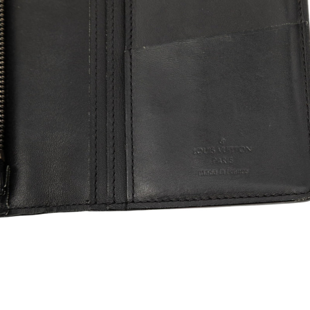 Louis Vuitton Black Onyx Leather Long Wallet