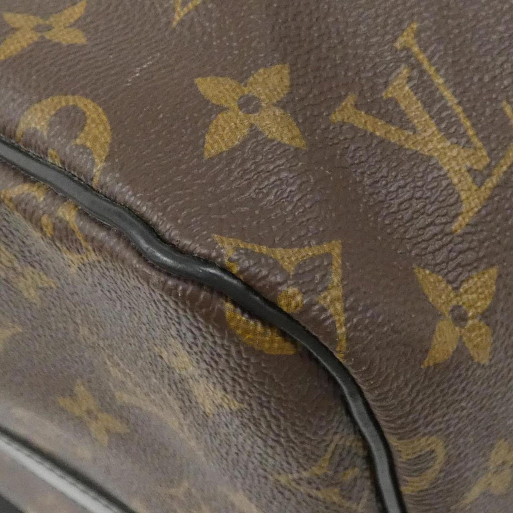 Louis Vuitton Marron Coated Canvas Boston Bag