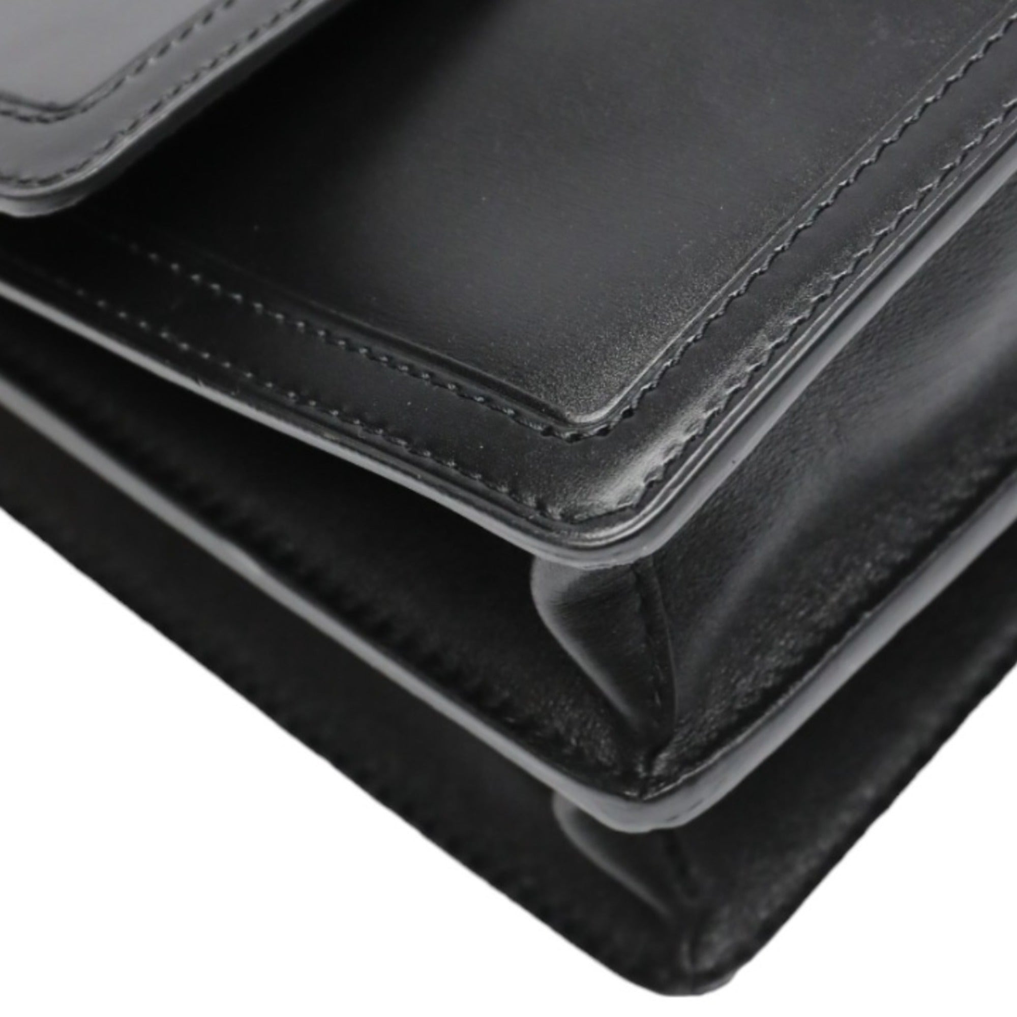 Louis Vuitton Black Noir Leather Shoulder Bag