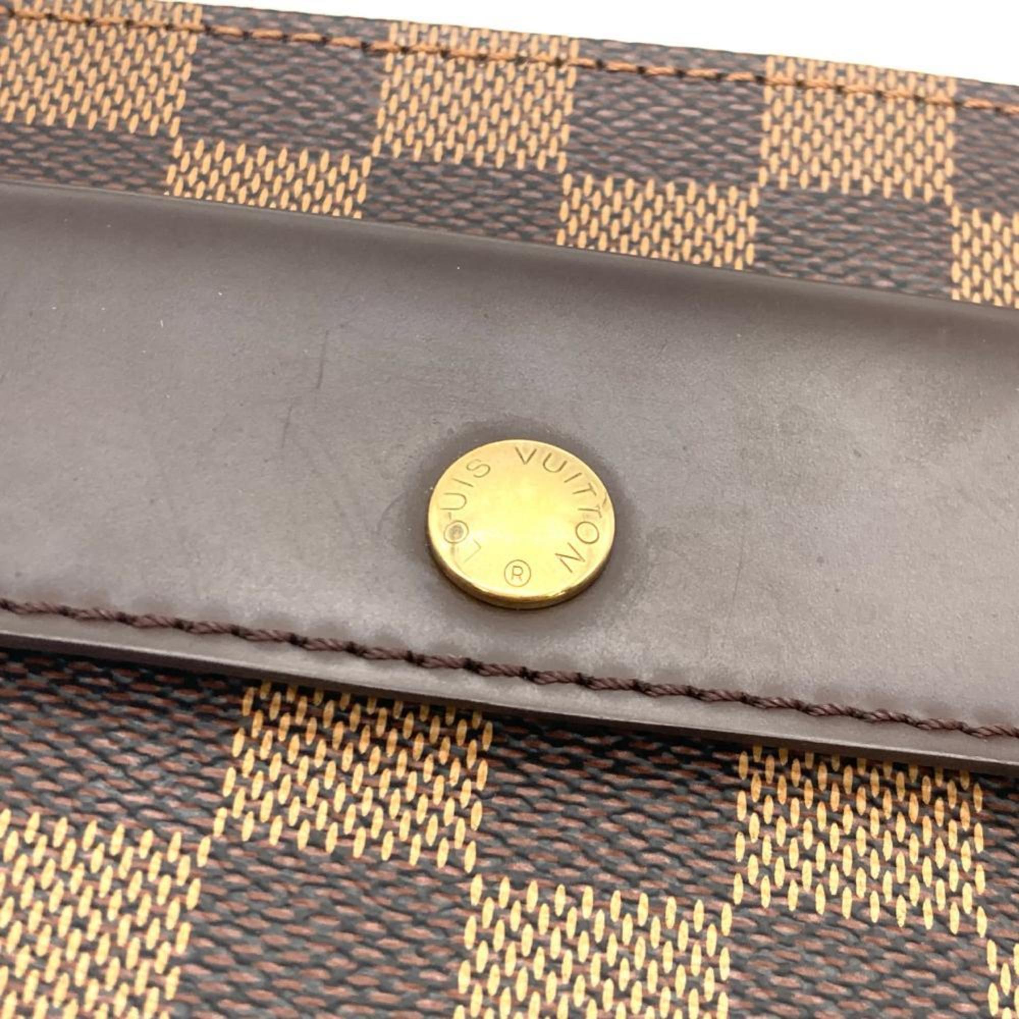 Louis Vuitton Brown Damier Canvas Ebene Damier Canvas Shoulder Bag
