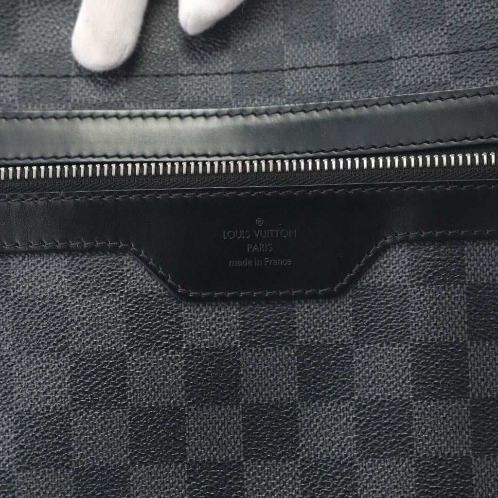 Louis Vuitton Black Damier Graphite Damier Graphite Shoulder Bag