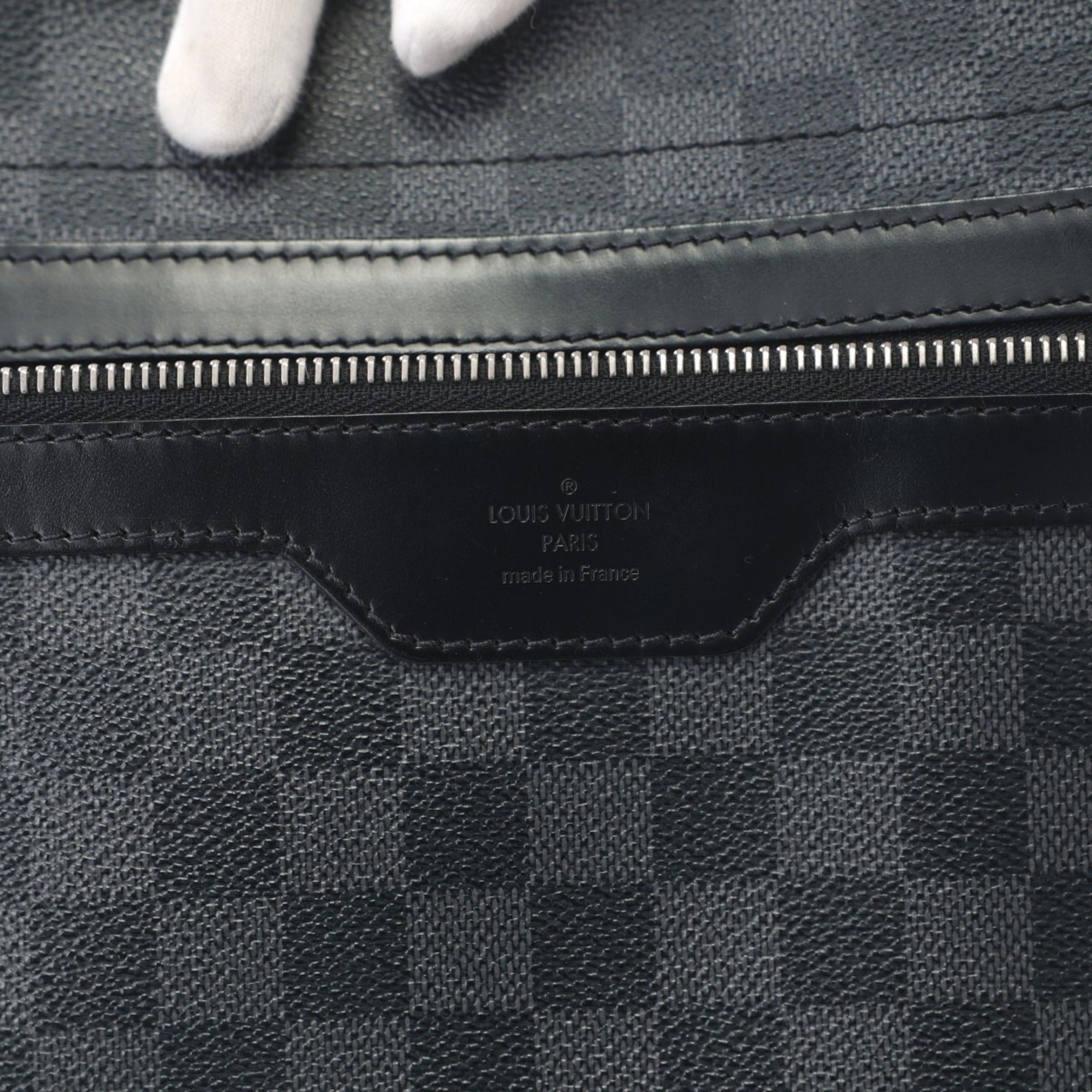 Louis Vuitton Black Damier Graphite Damier Graphite Shoulder Bag