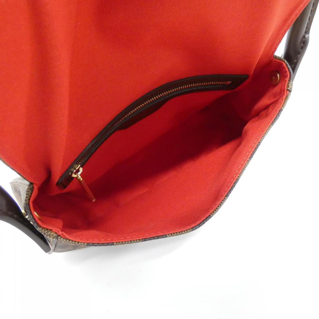 Louis Vuitton Brown Coated Canvas Shoulder Bag