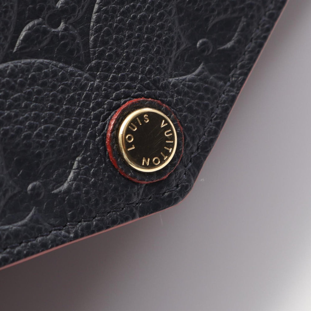 Louis Vuitton Marine Rouge Navy Red Color Monogram Empreinte Pochette Shoulder Bag