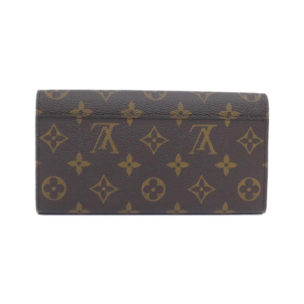Louis Vuitton Brown Coated Canvas Long Wallet
