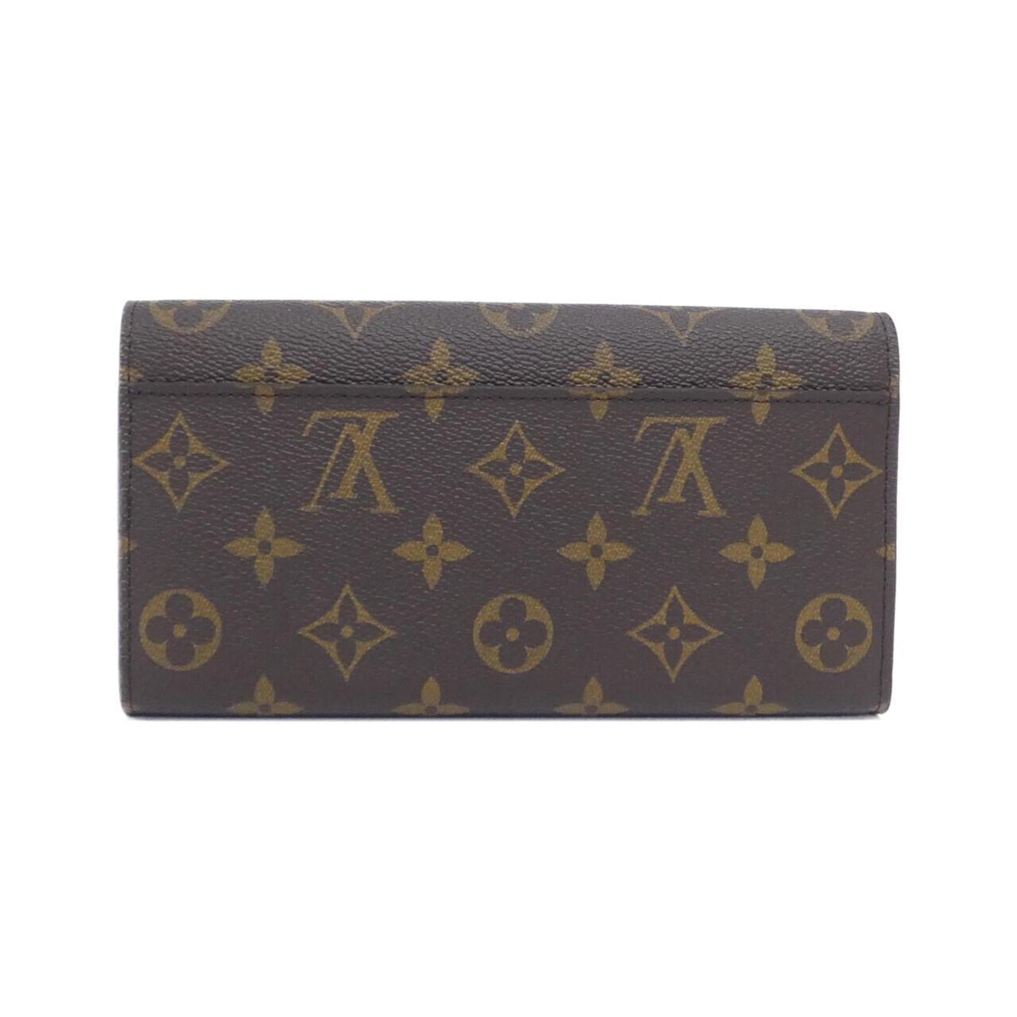 Louis Vuitton Brown Coated Canvas Long Wallet