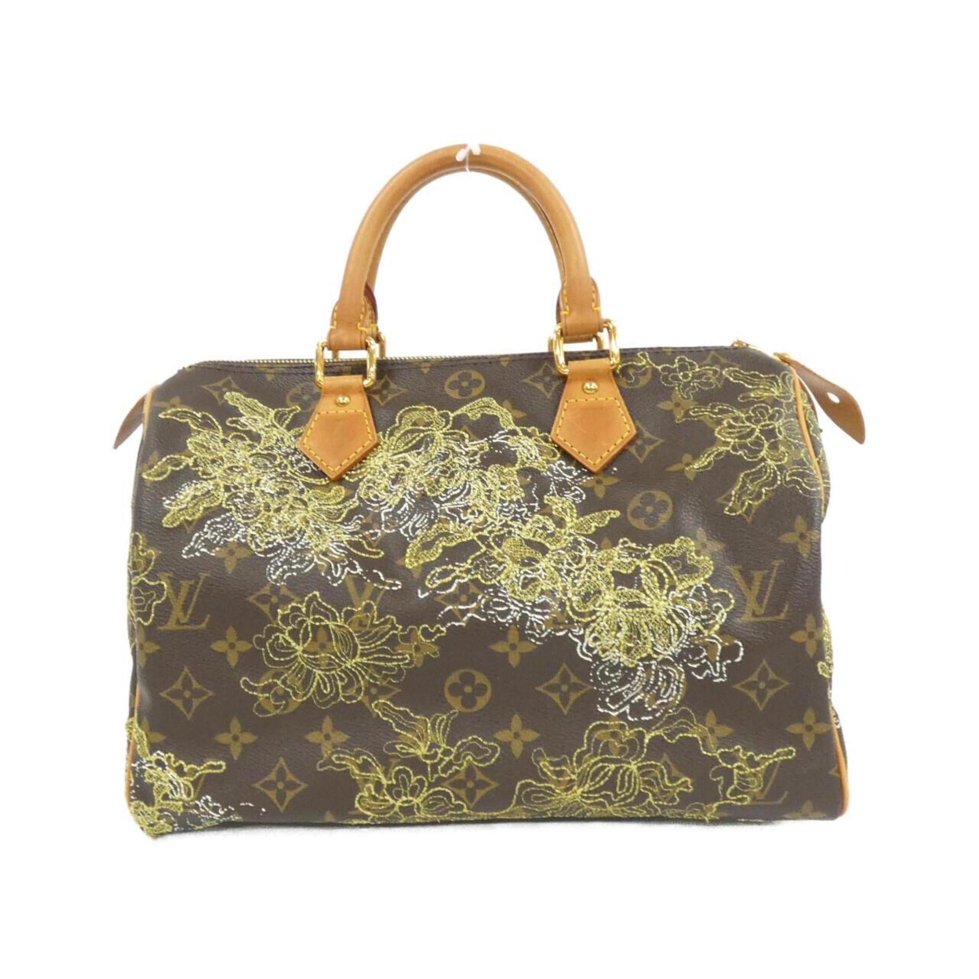Louis Vuitton Brown Coated Canvas Boston Bag