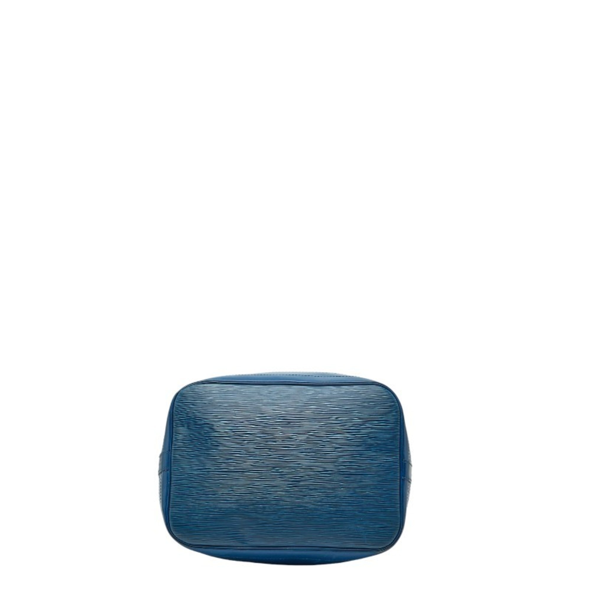 Louis Vuitton Toledo Blue Leather Shoulder Bag