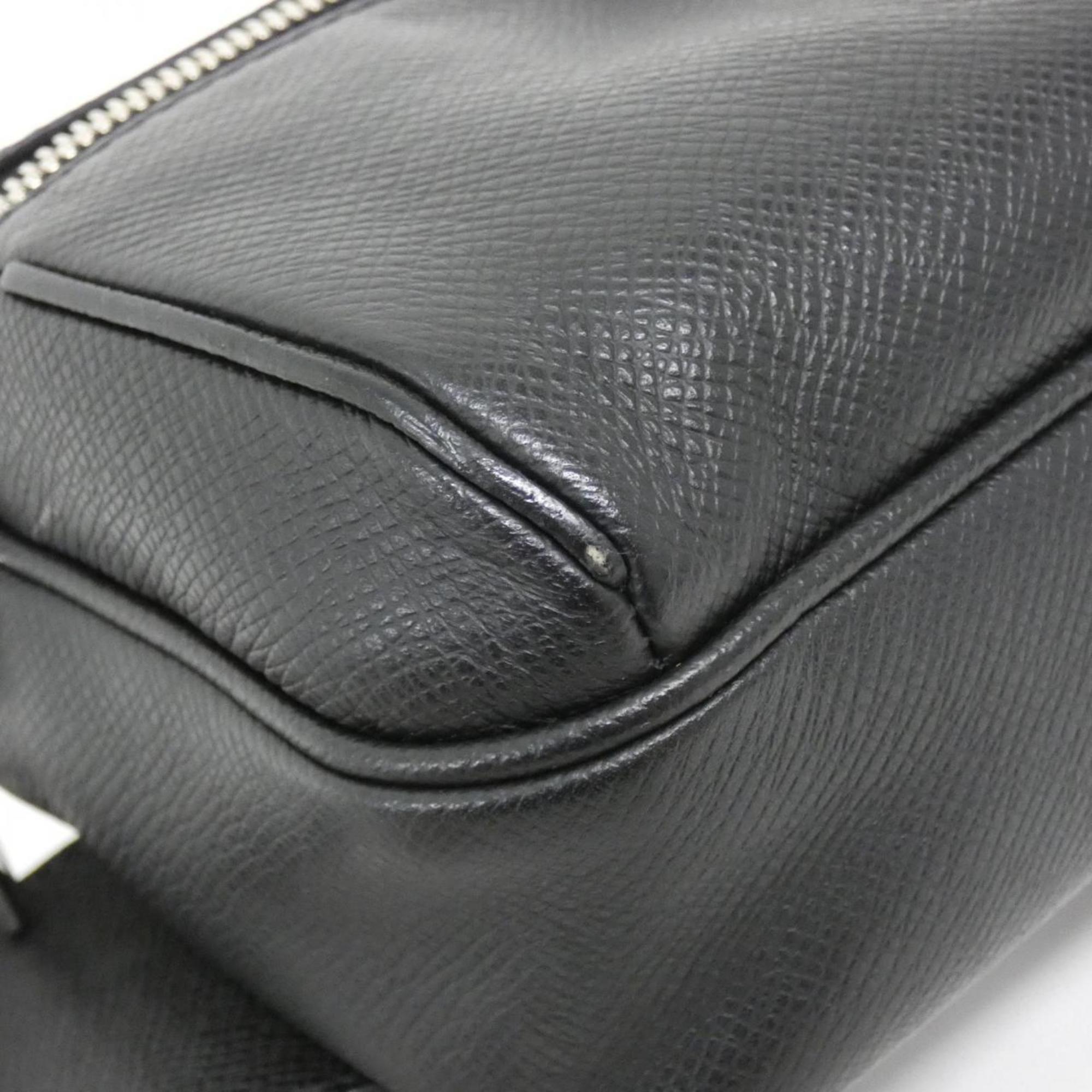 Louis Vuitton Taiga Black Taiga Leather Shoulder Bag