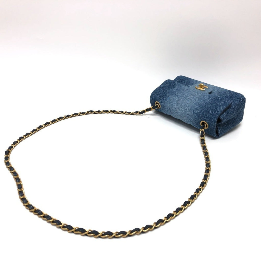 Chanel Matelasse Blue Denim Shoulder Bag