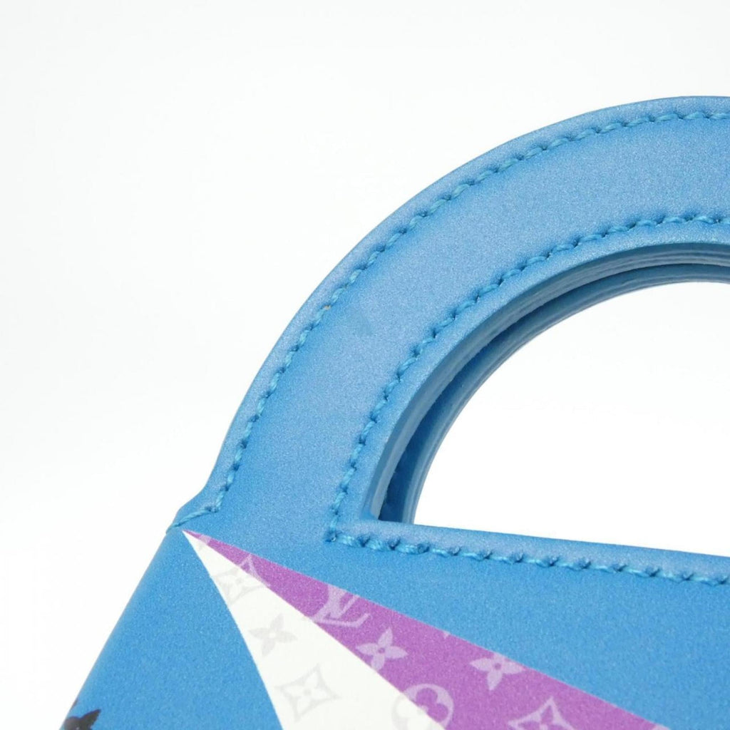 Louis Vuitton Blue Leather Shoulder Bag