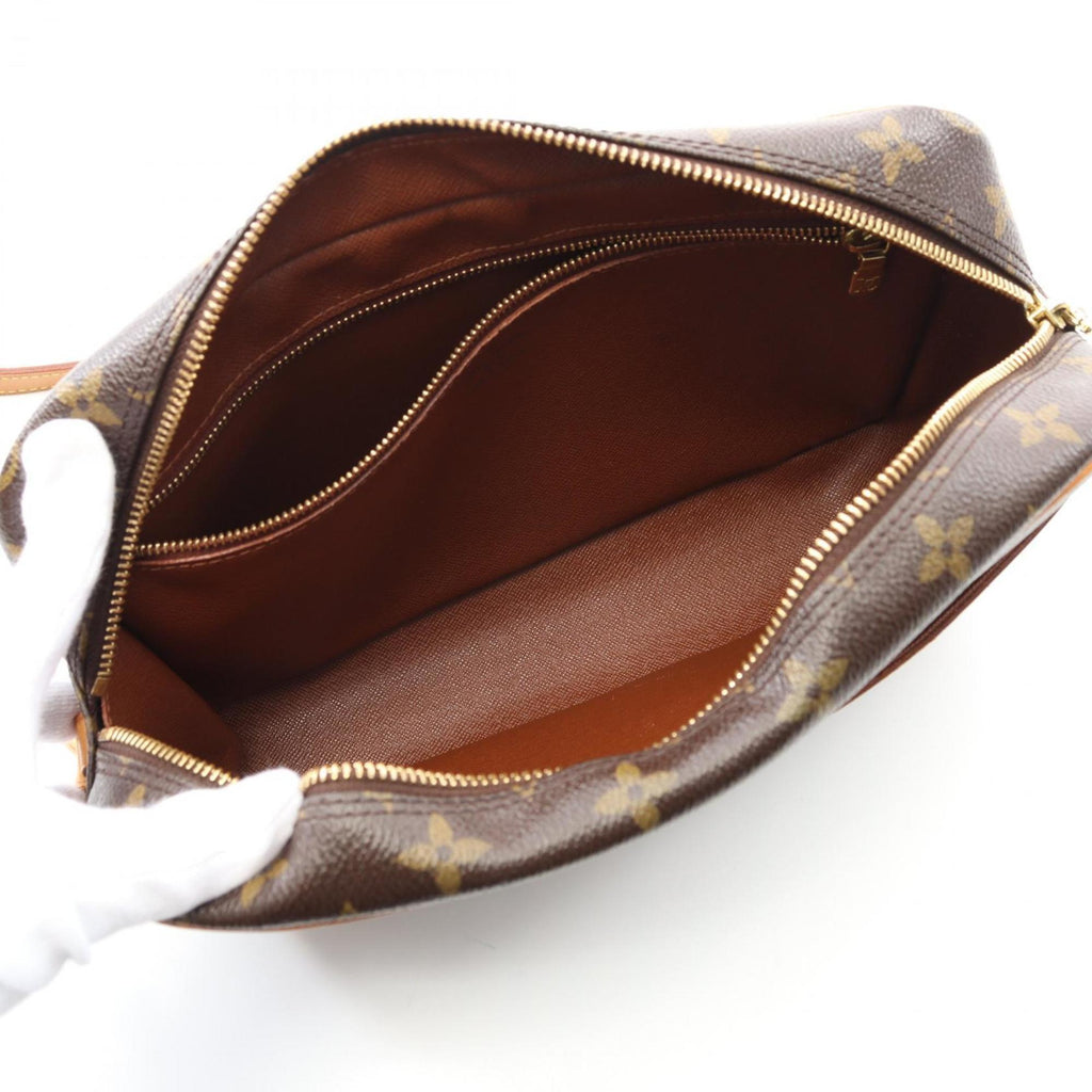 Louis Vuitton Brown Coated Canvas Shoulder Bag