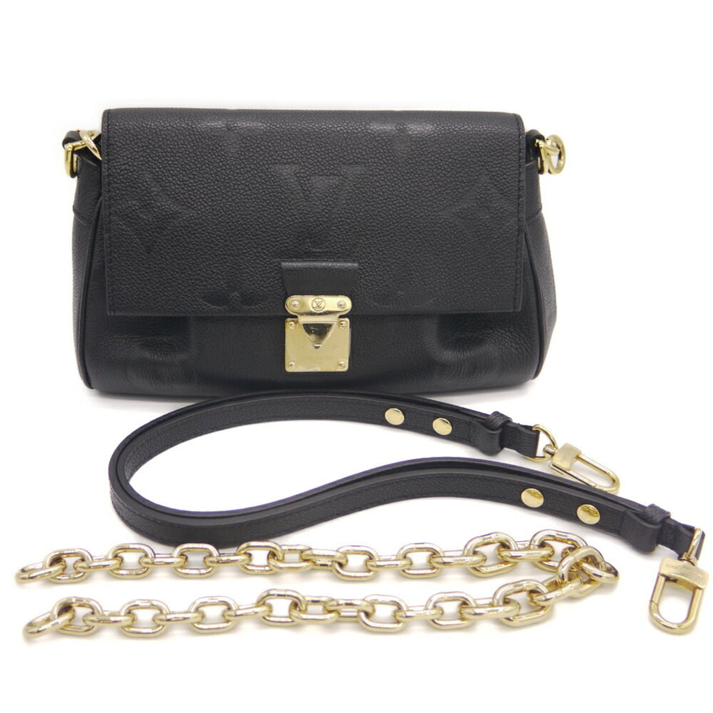 Louis Vuitton Black Monogram Empreinte Shoulder Bag