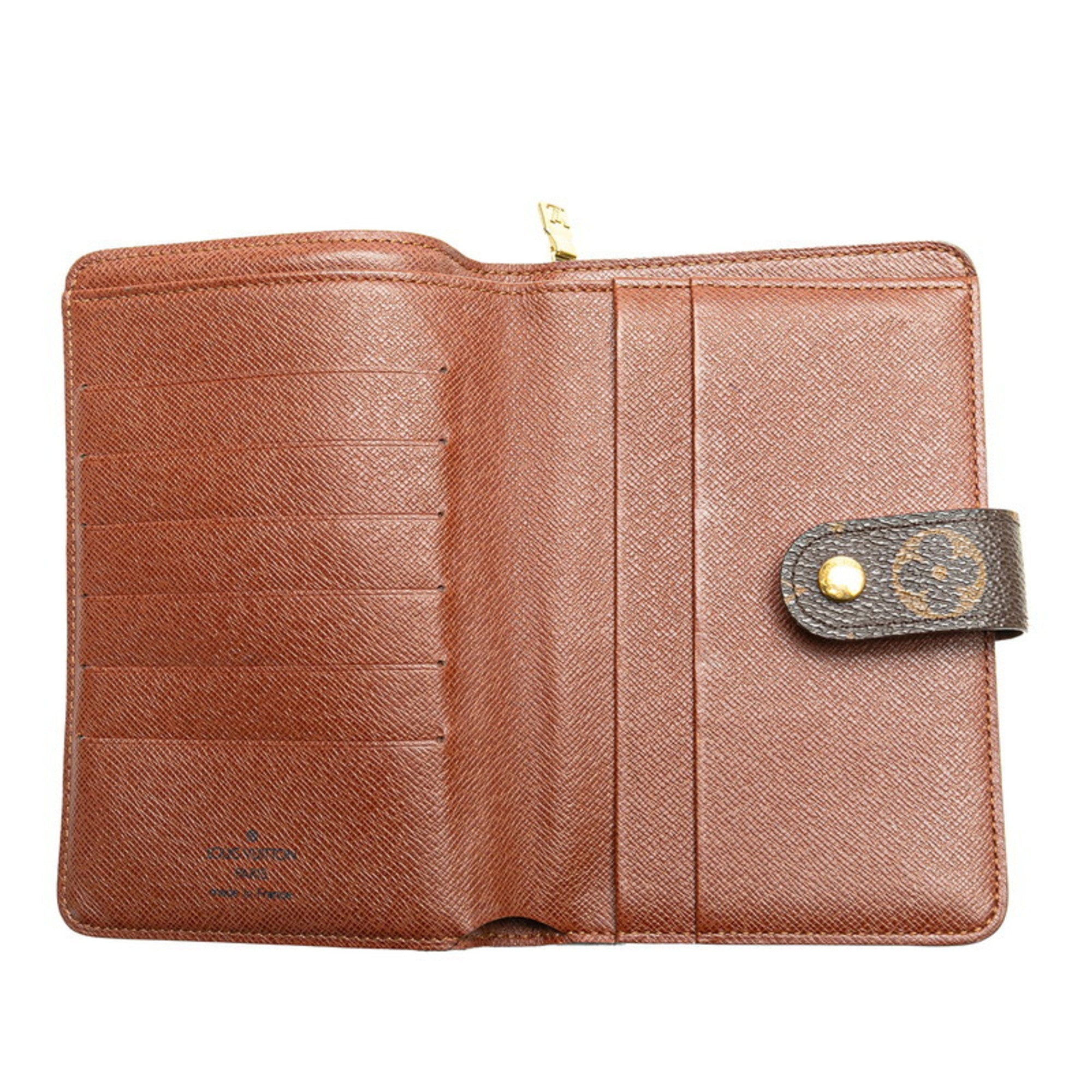 Louis Vuitton Brown Pvc Leather Wallet