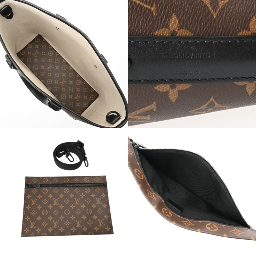 Louis Vuitton Monogram Macassar Brown Monogram Macassar Noir Tote Bag