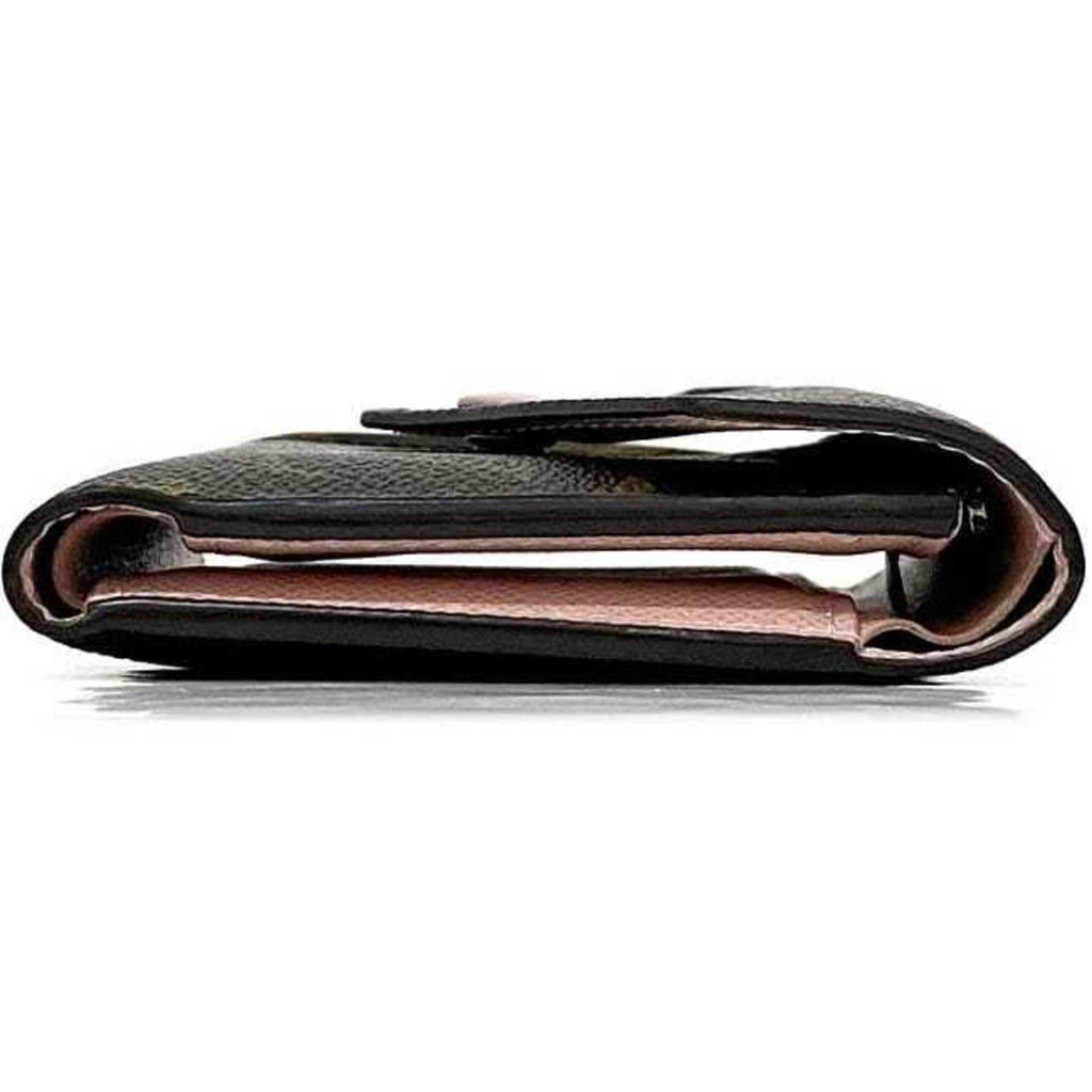 Louis Vuitton Brown Monogram Pink Rose Ballerine Monogram Wallet (Tri-Fold)