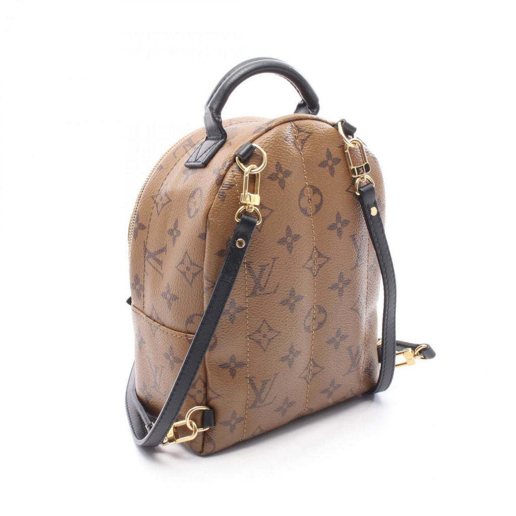 Louis Vuitton Brown Coated Canvas Leather Backpack