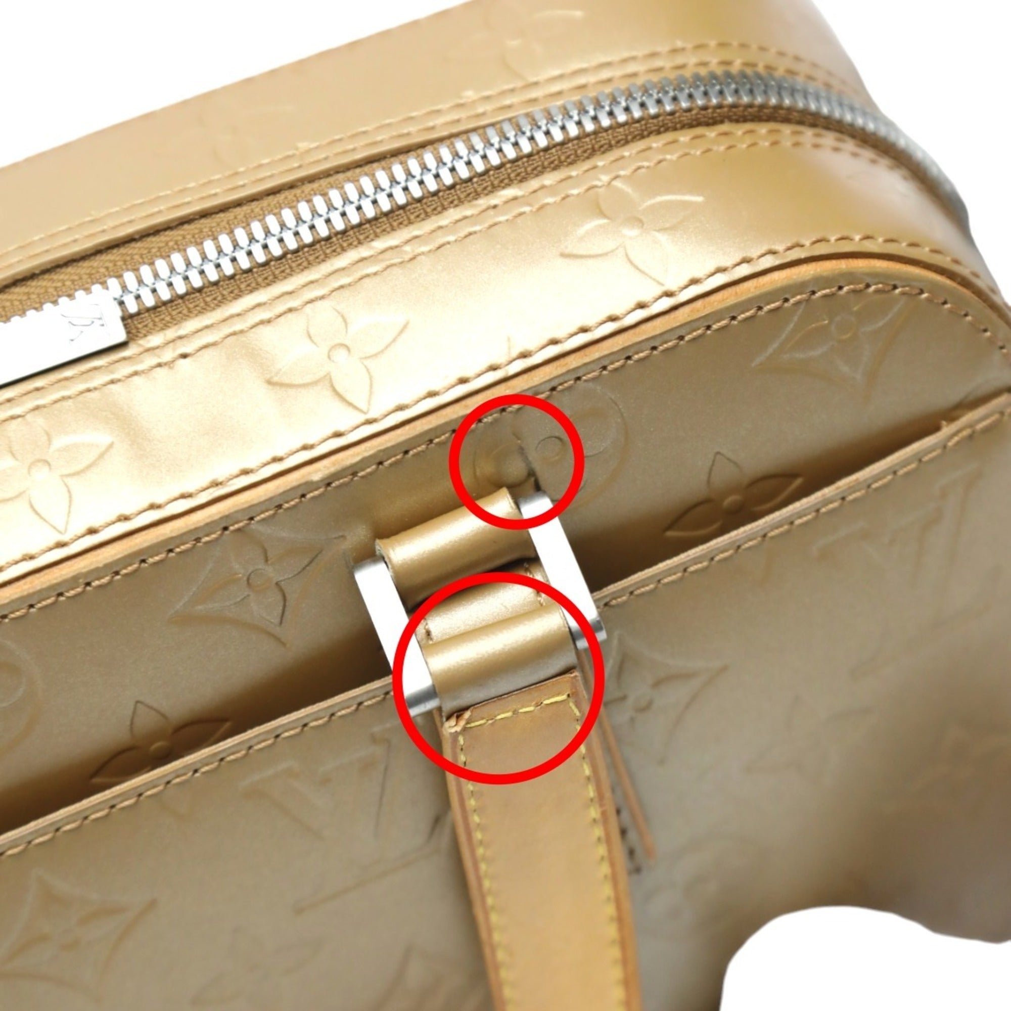 Louis Vuitton Gold Monogram Mat Handbag